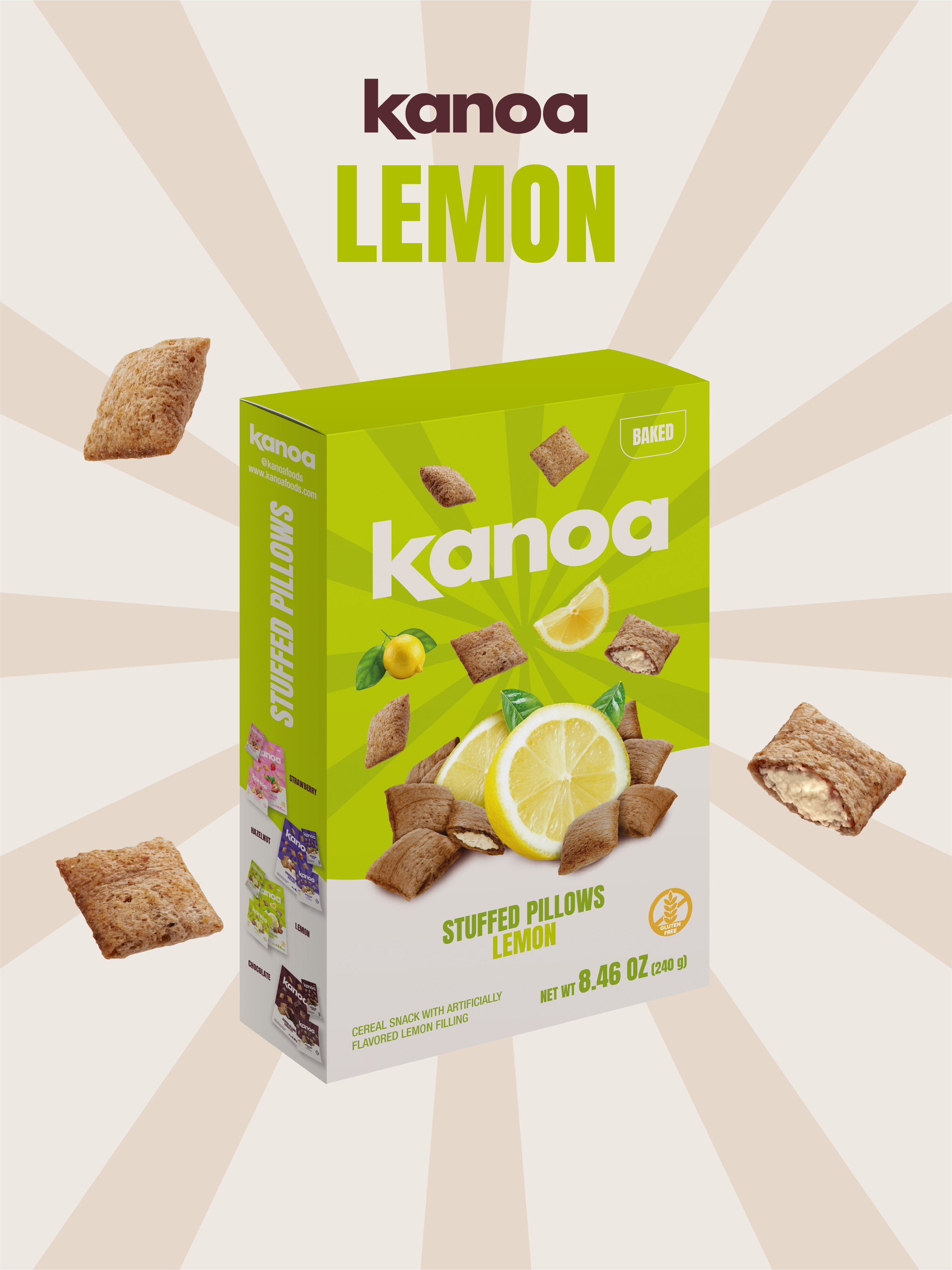Kanoa relleno de limon