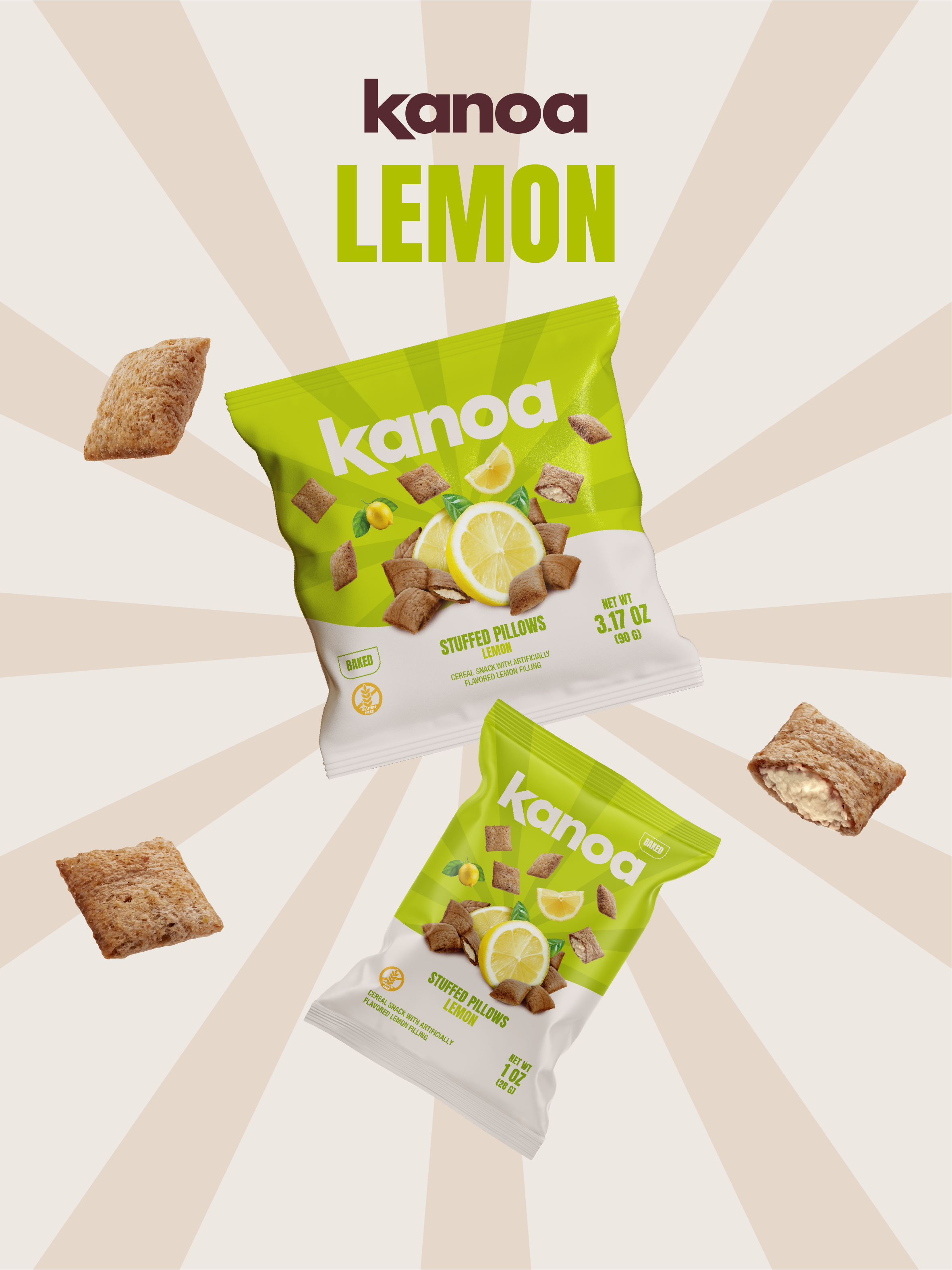 Kanoa Gluten Free Lemon Cereal 