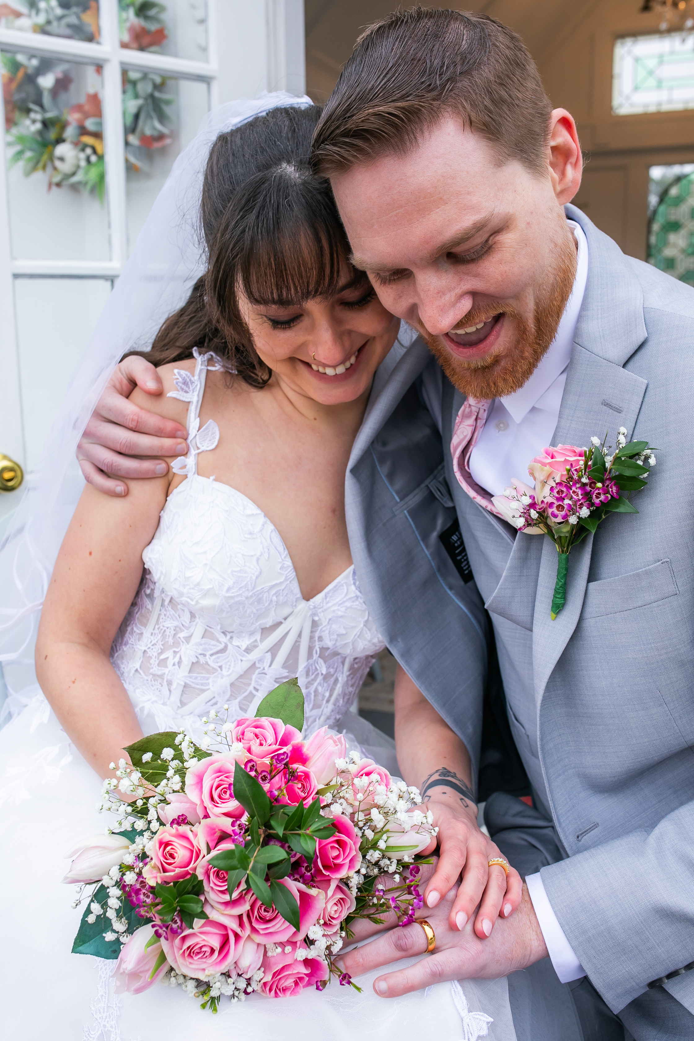 Wedding ceremony moment at Chapel of Love ATX