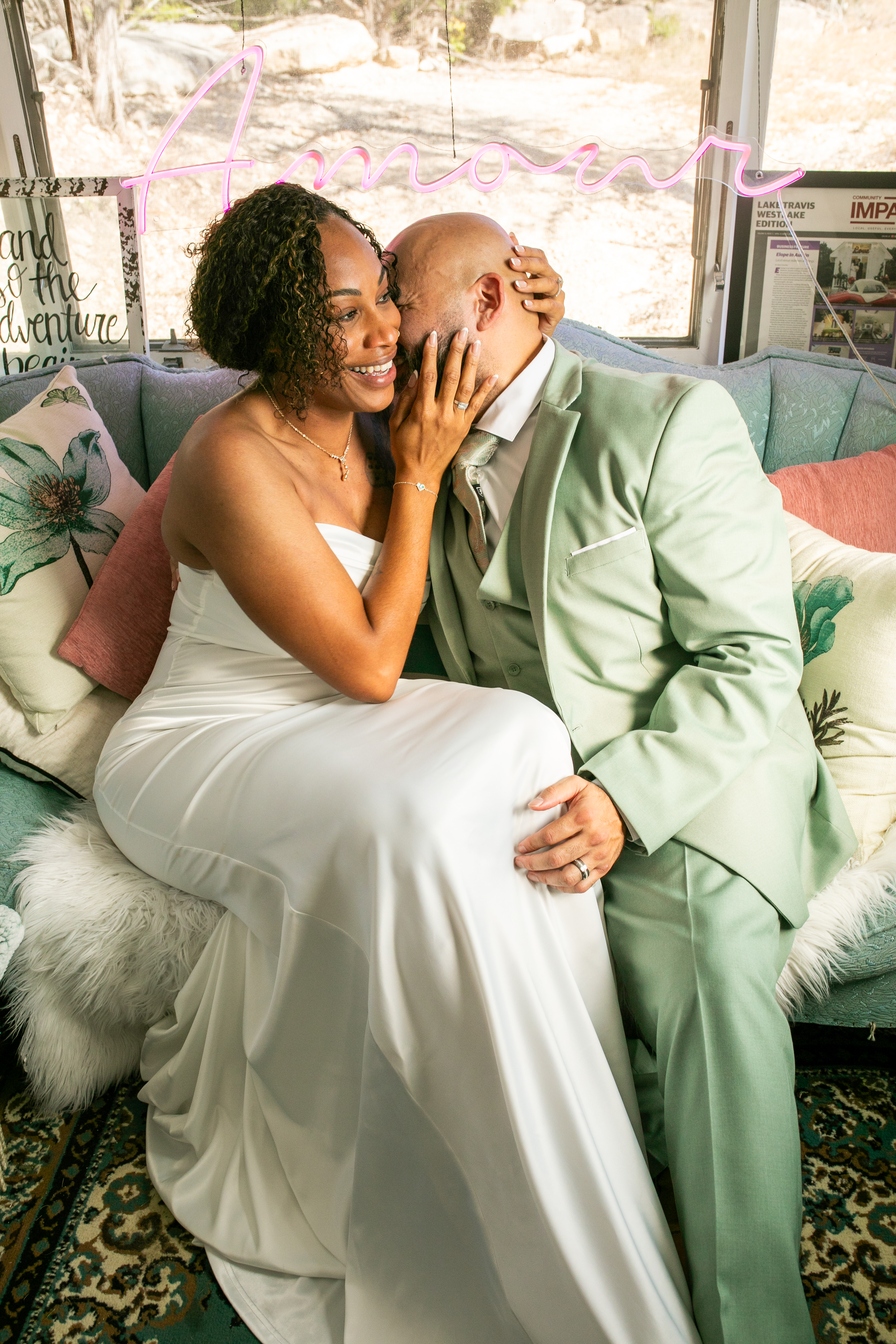 Airstream Photo Lounge at Chapel of Love ATX