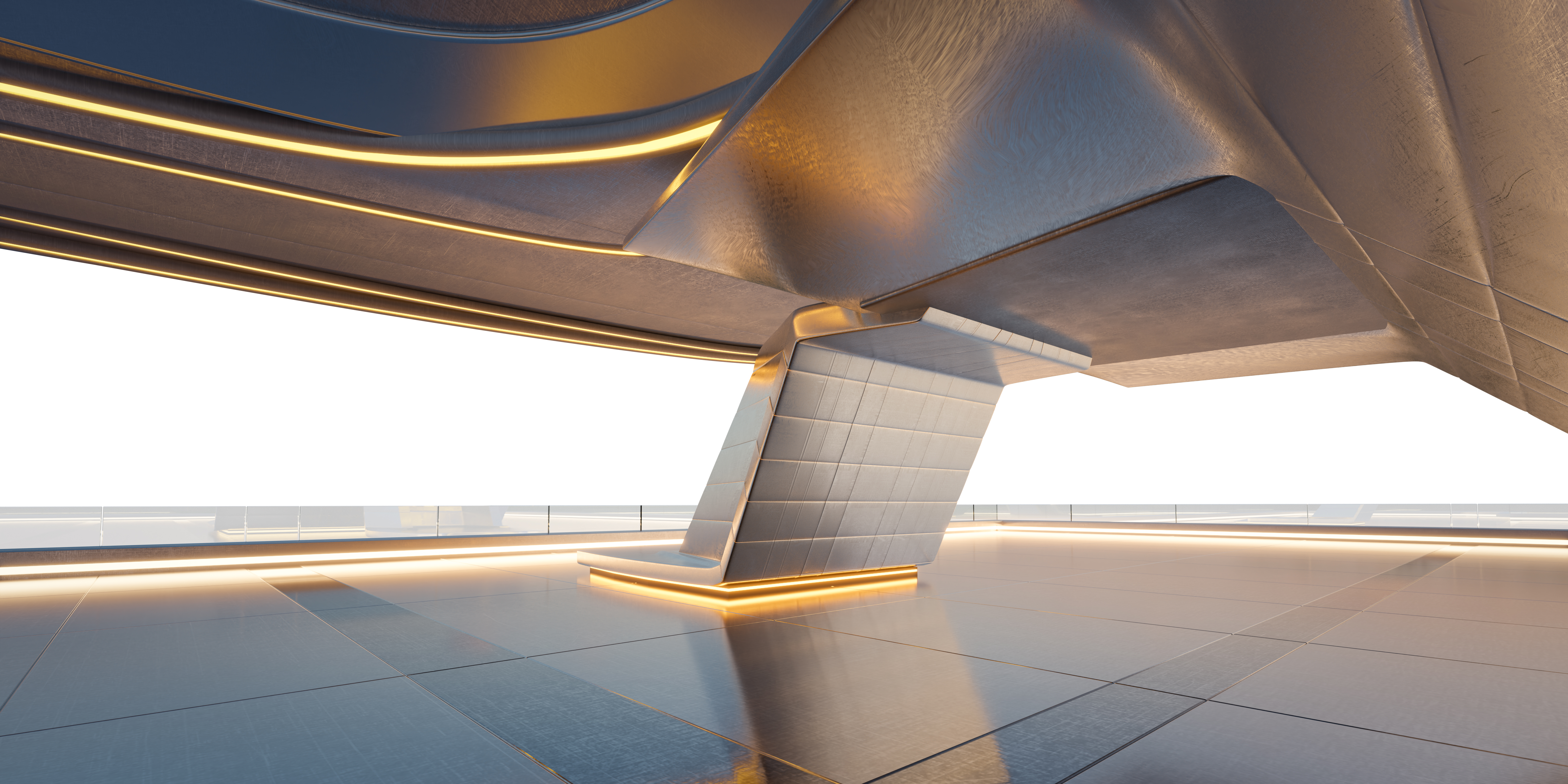 3d futuristic empty metallic building interior wit ce5957fa2d43f813f6b1