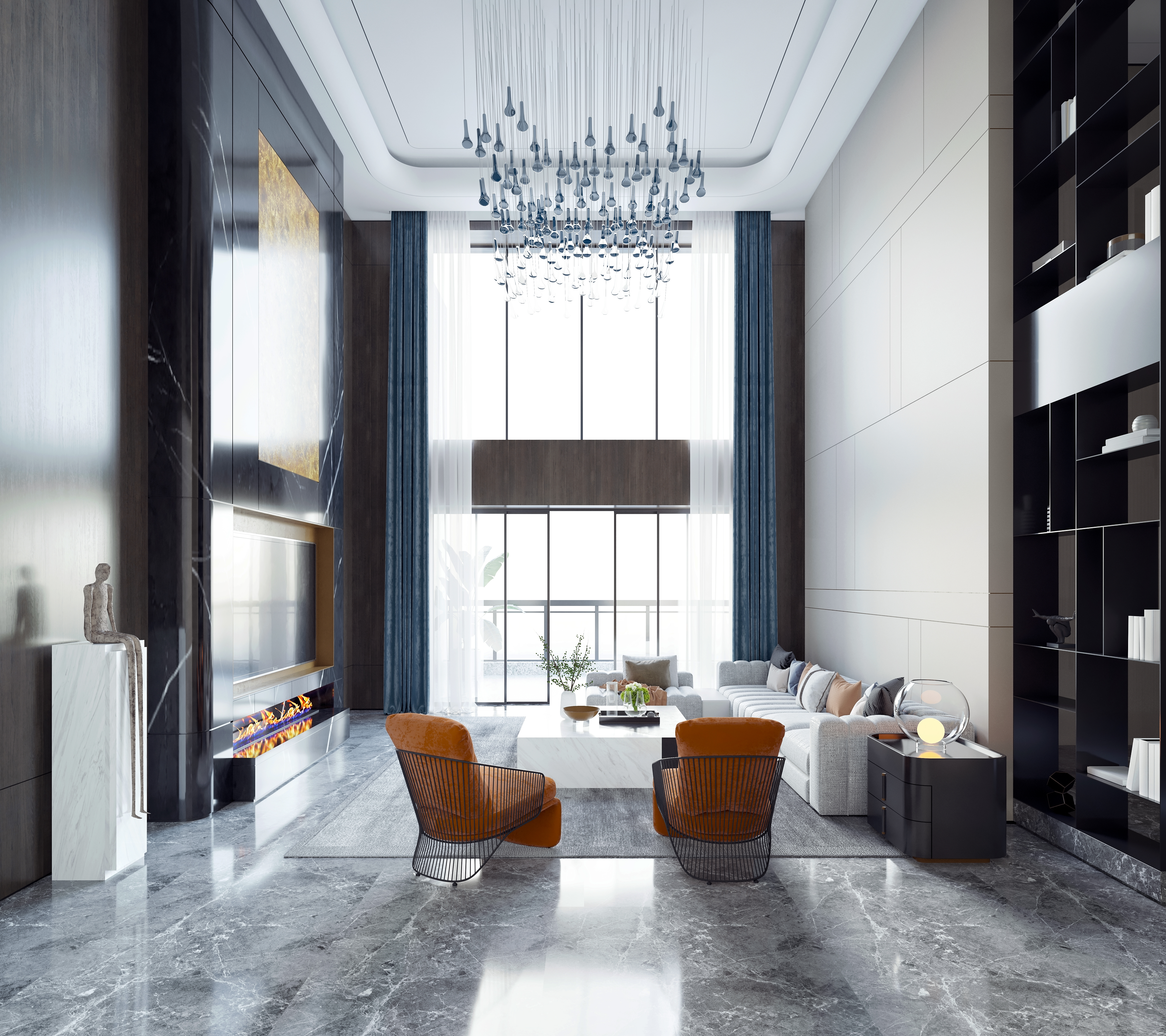 3d render of apartment interior living and dining 68b28694c52617f128a5