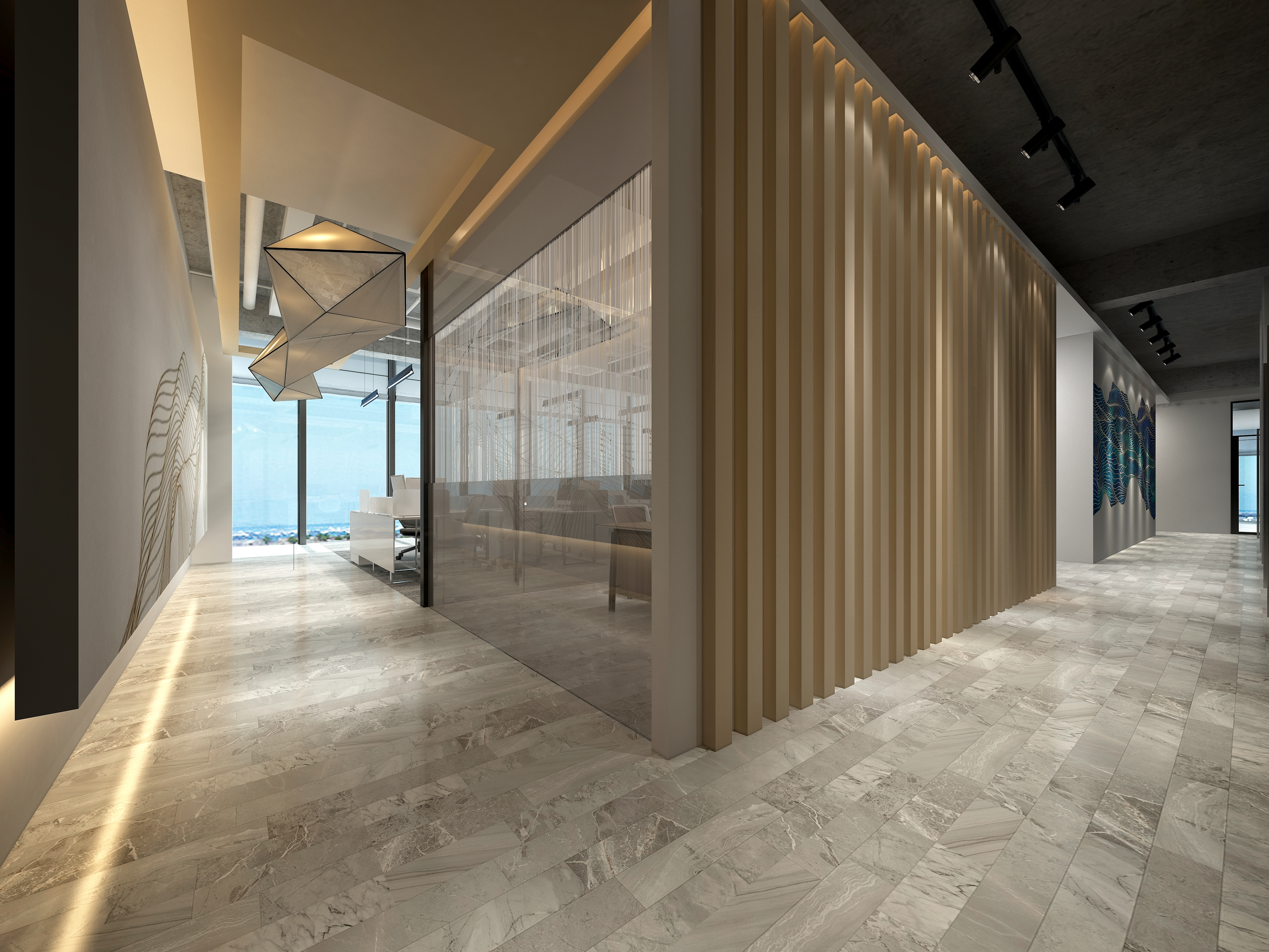 3d render of modern working office interior 60d2ac804f7627abd655