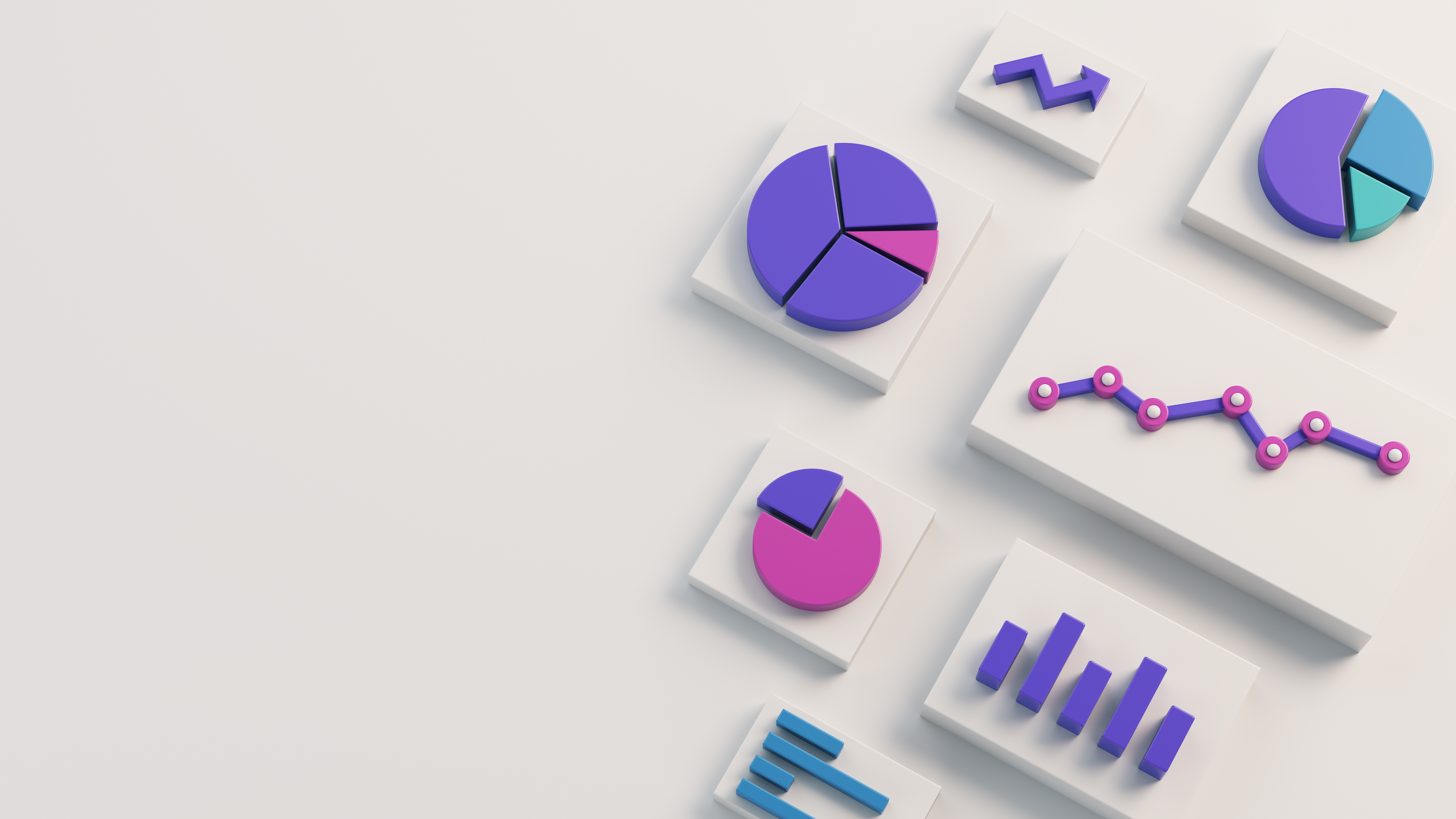 3d Statistics Data Analysis Chart Graphic On White Dc4d7abdd39d28a1ee11