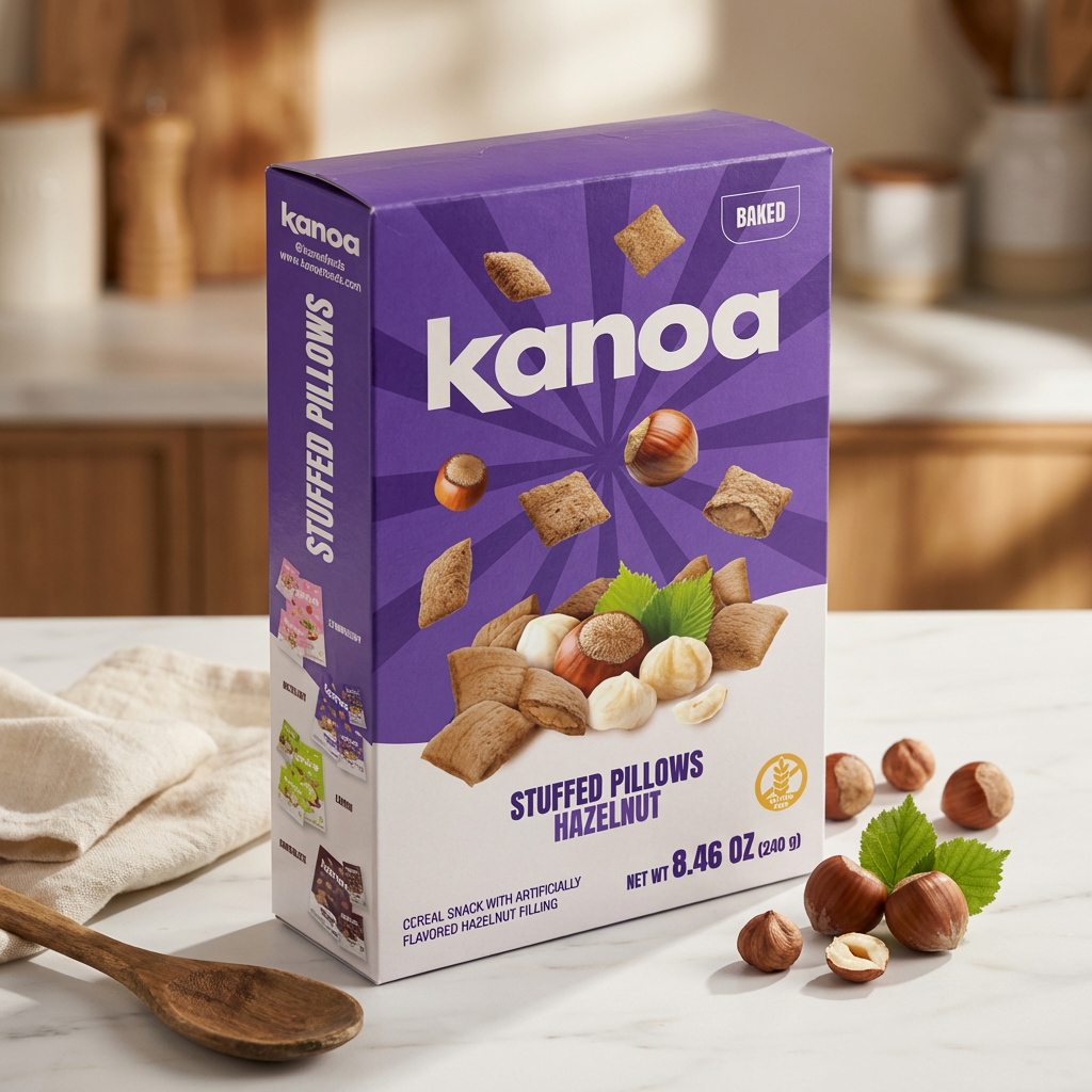 Hazelnut Filled stuffed pillows 