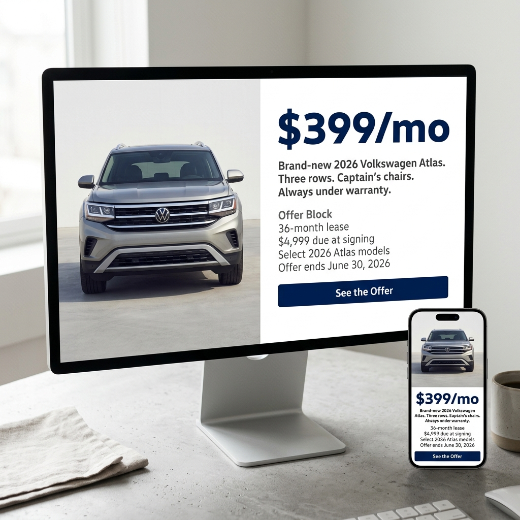 VW Financing Specials