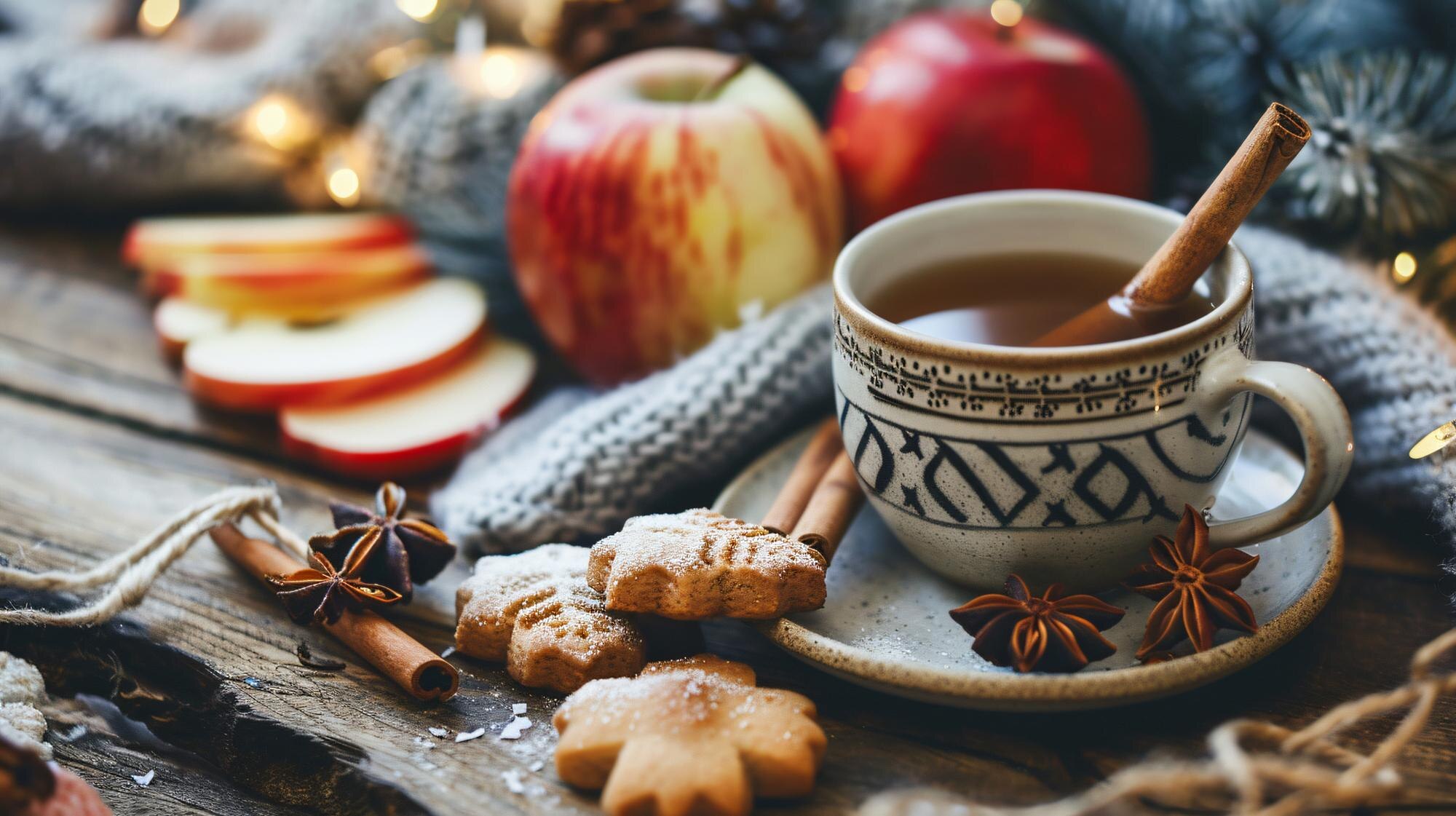 hot apple cinnamon drink