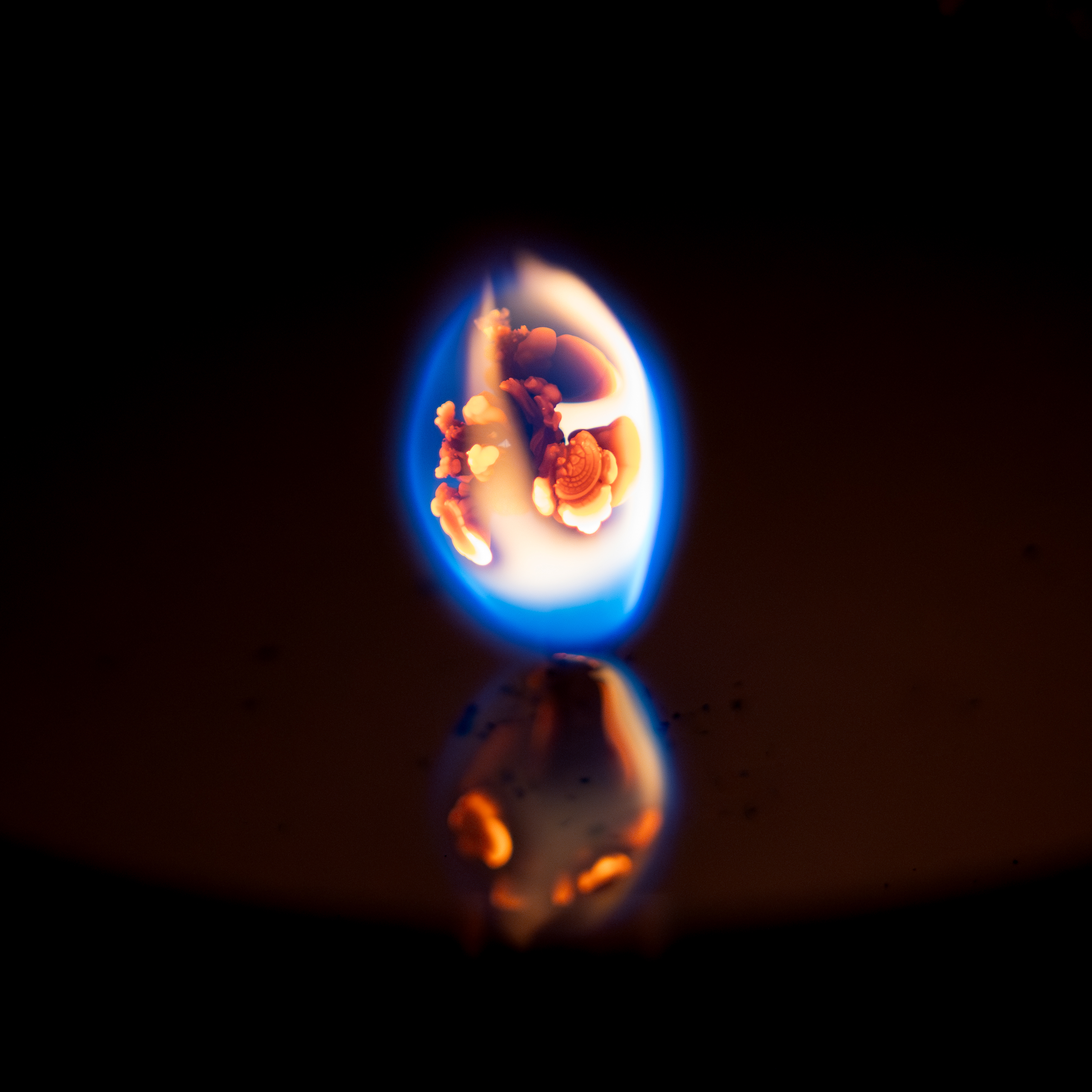 a flame on the candlewick 047147857c52be54e32c