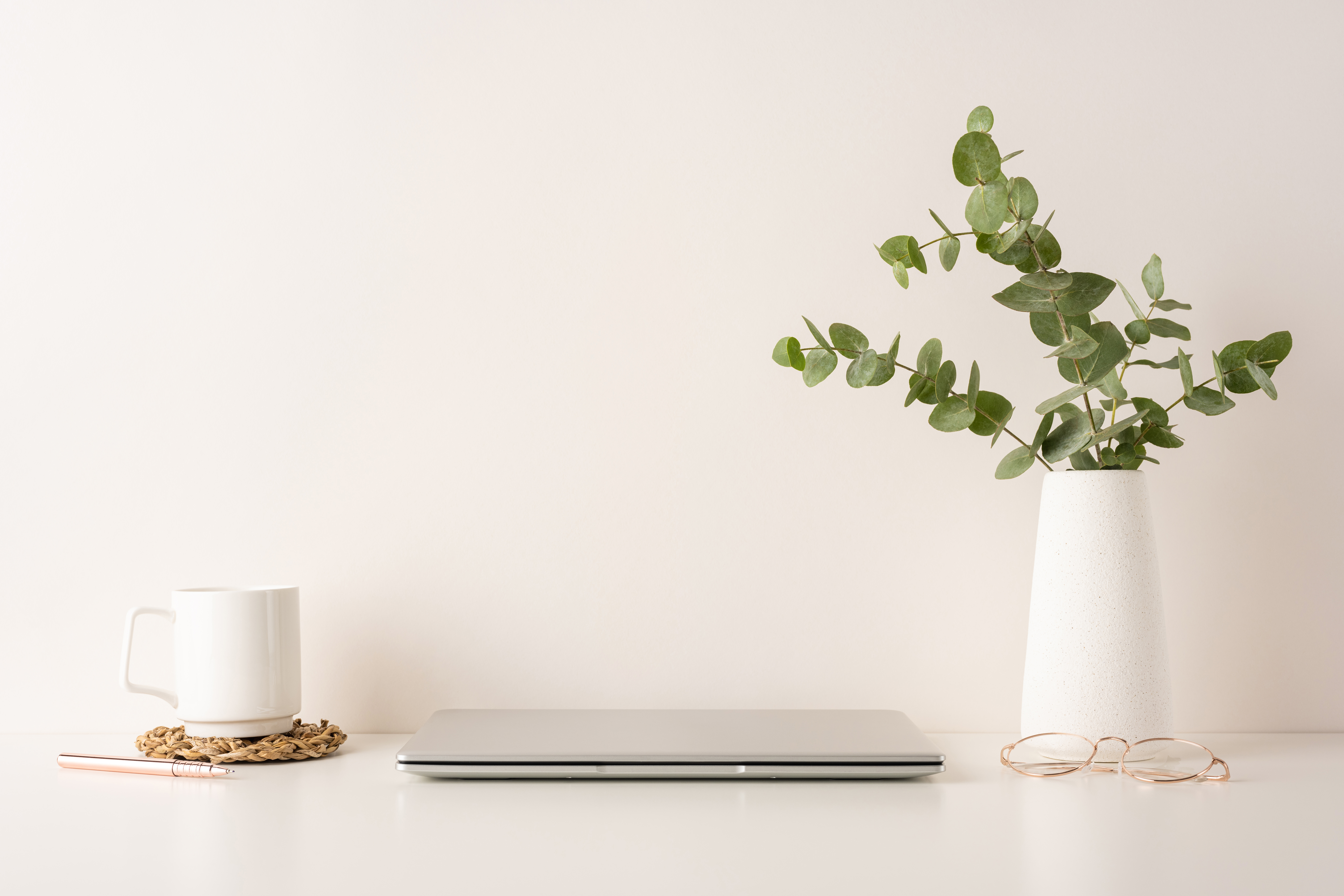 Cut Through The Noise: Real Tips For Everyday Wellbeing 3 A Neat And Calming Workspace Setup Featuring A Lap 21A05Cbad4D6F39Fa3Ce