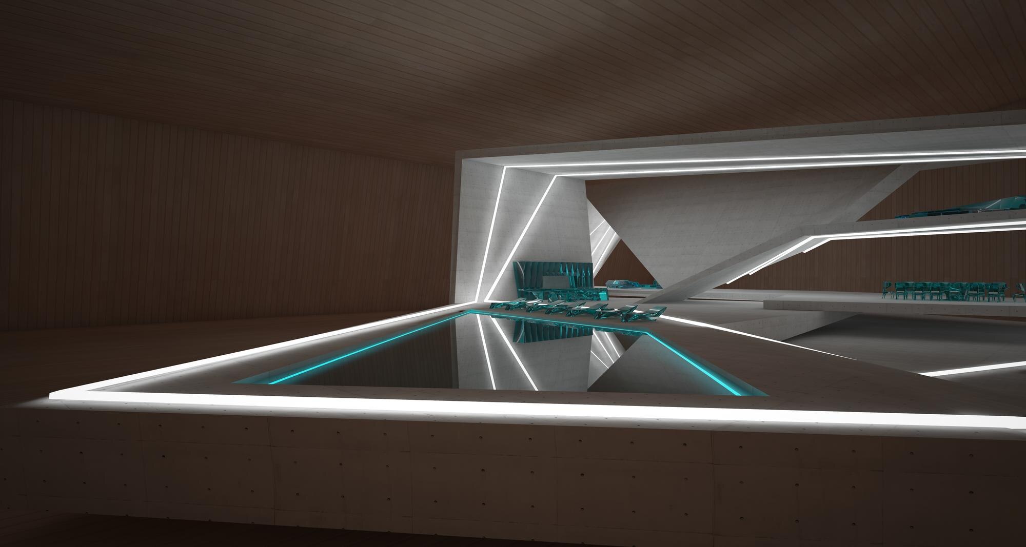 abstract architectural concrete wood and glass int 2c4d3918223ed0a95e65