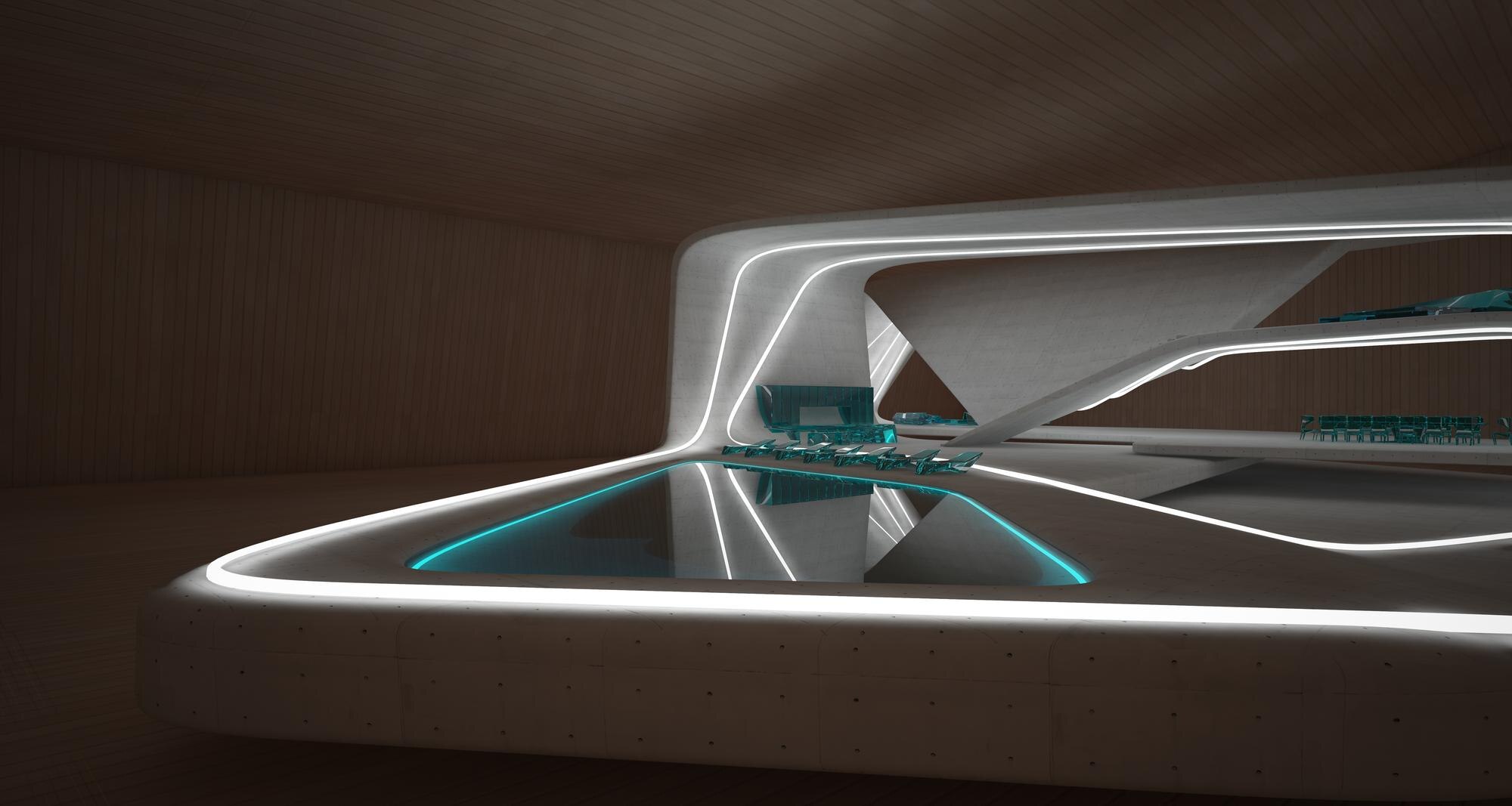 abstract architectural concrete wood and glass int d3b2e62165d86497152d