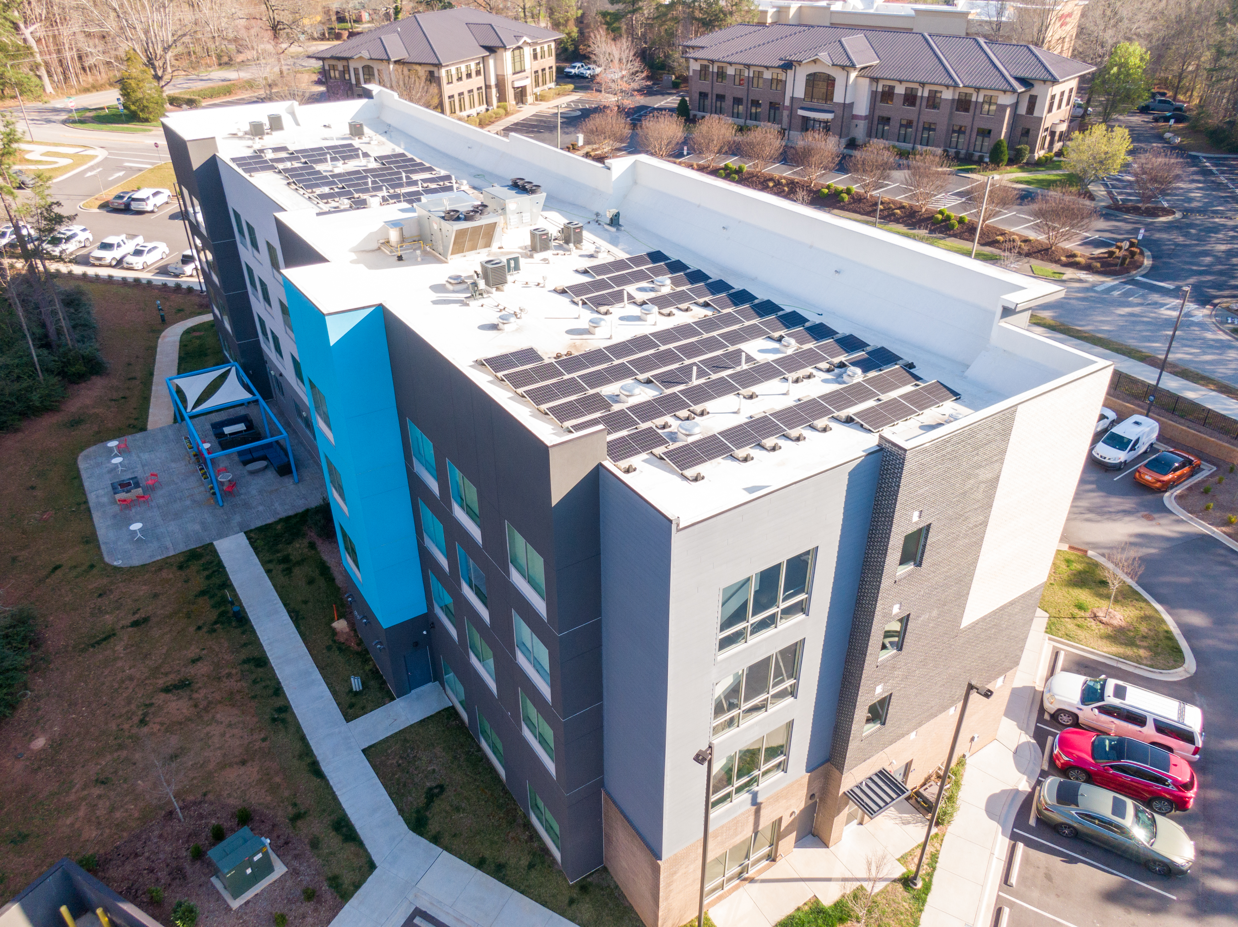 commercial building prepared to lease roof for solar panels