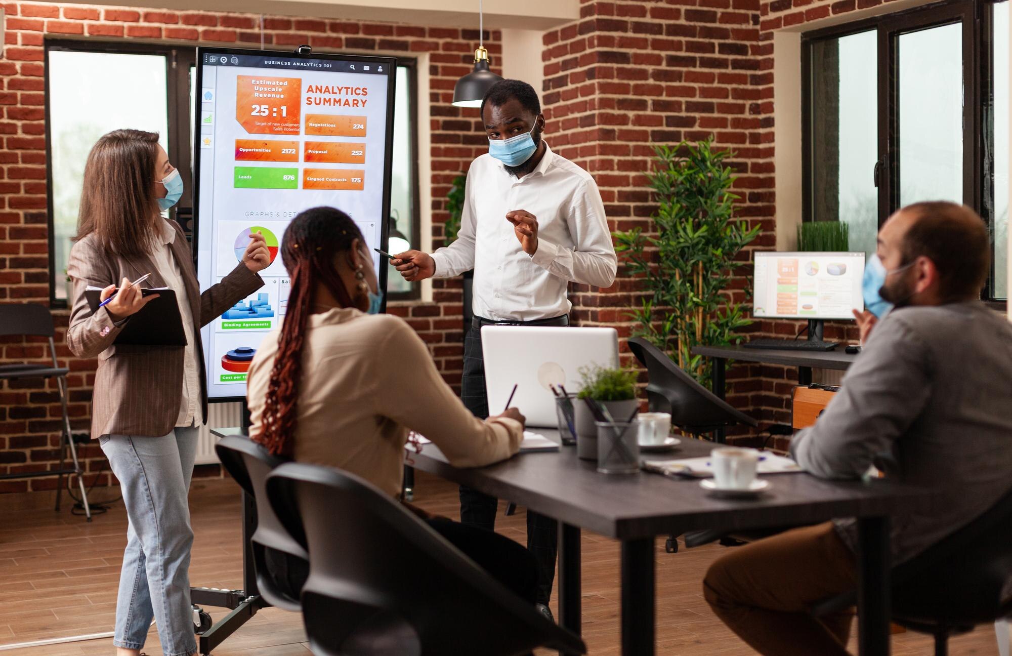 african american businessman explaining marketing a2bc373de6216b8a03d5