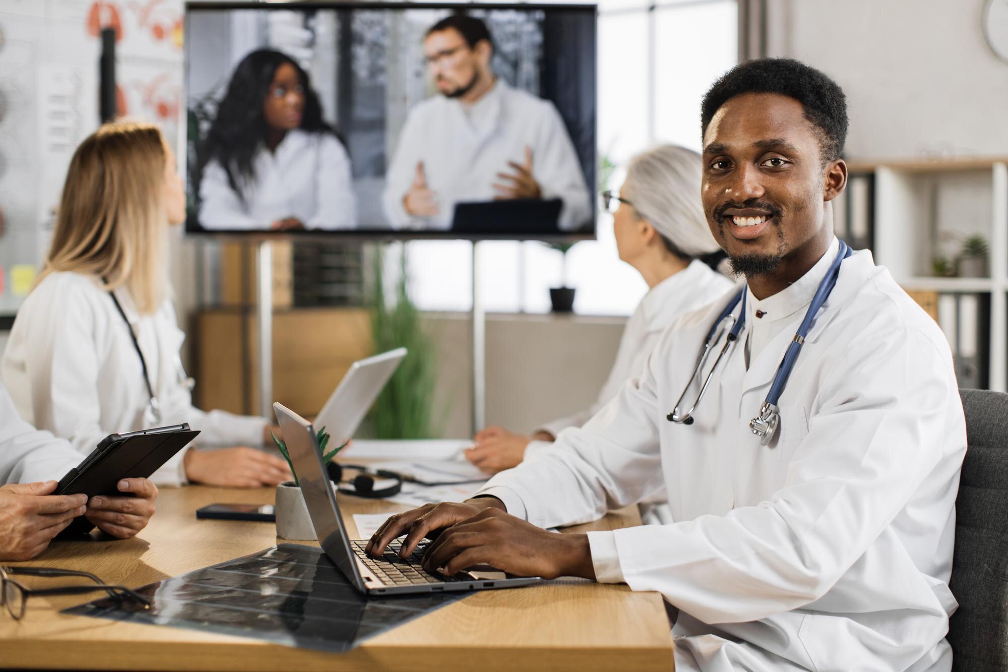 african american male physician with stethoscope w e412c21625e6f6113dd2