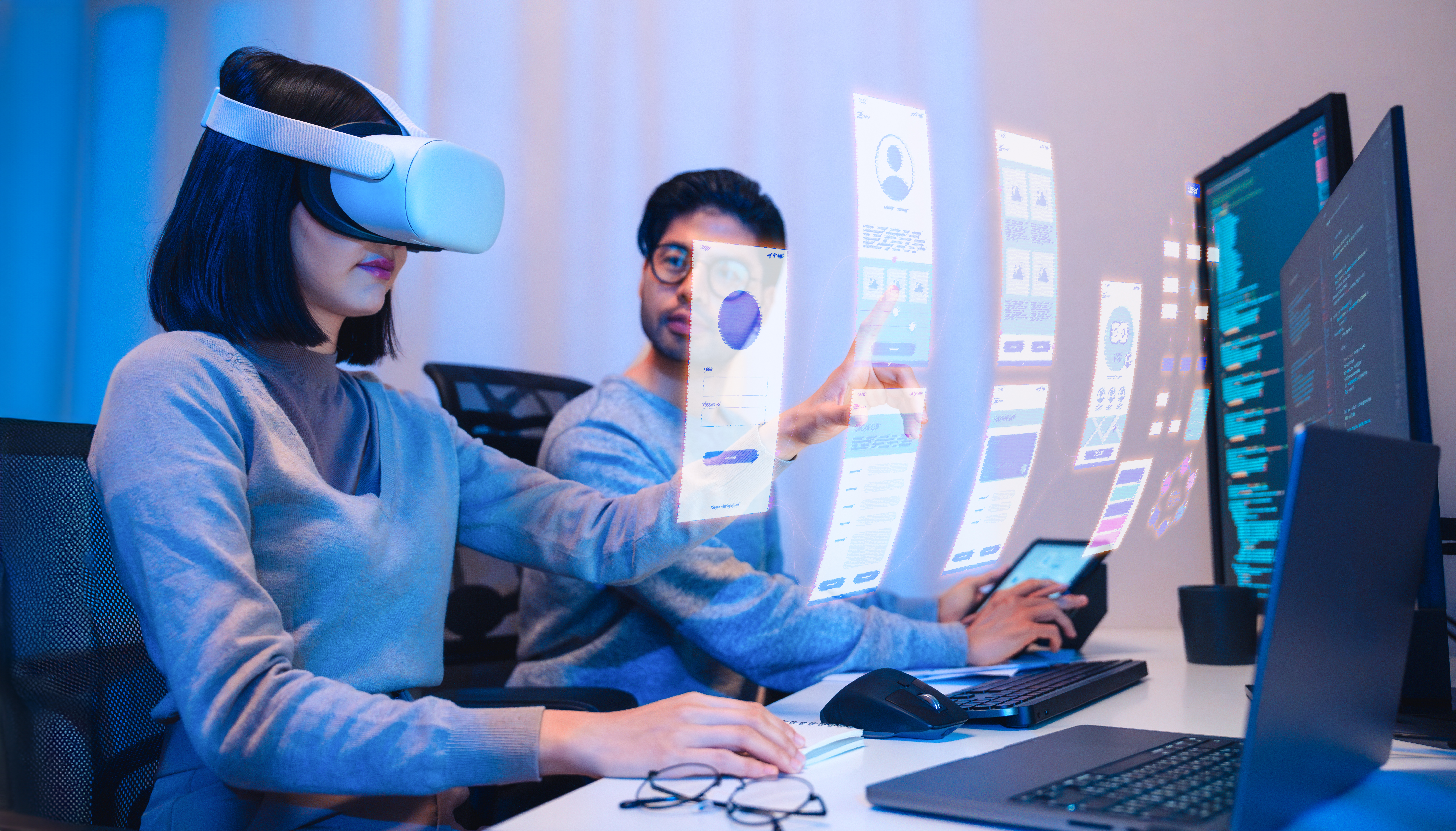 asian software developer wearing a virtual reality 72bba9c2acc33873f3ba