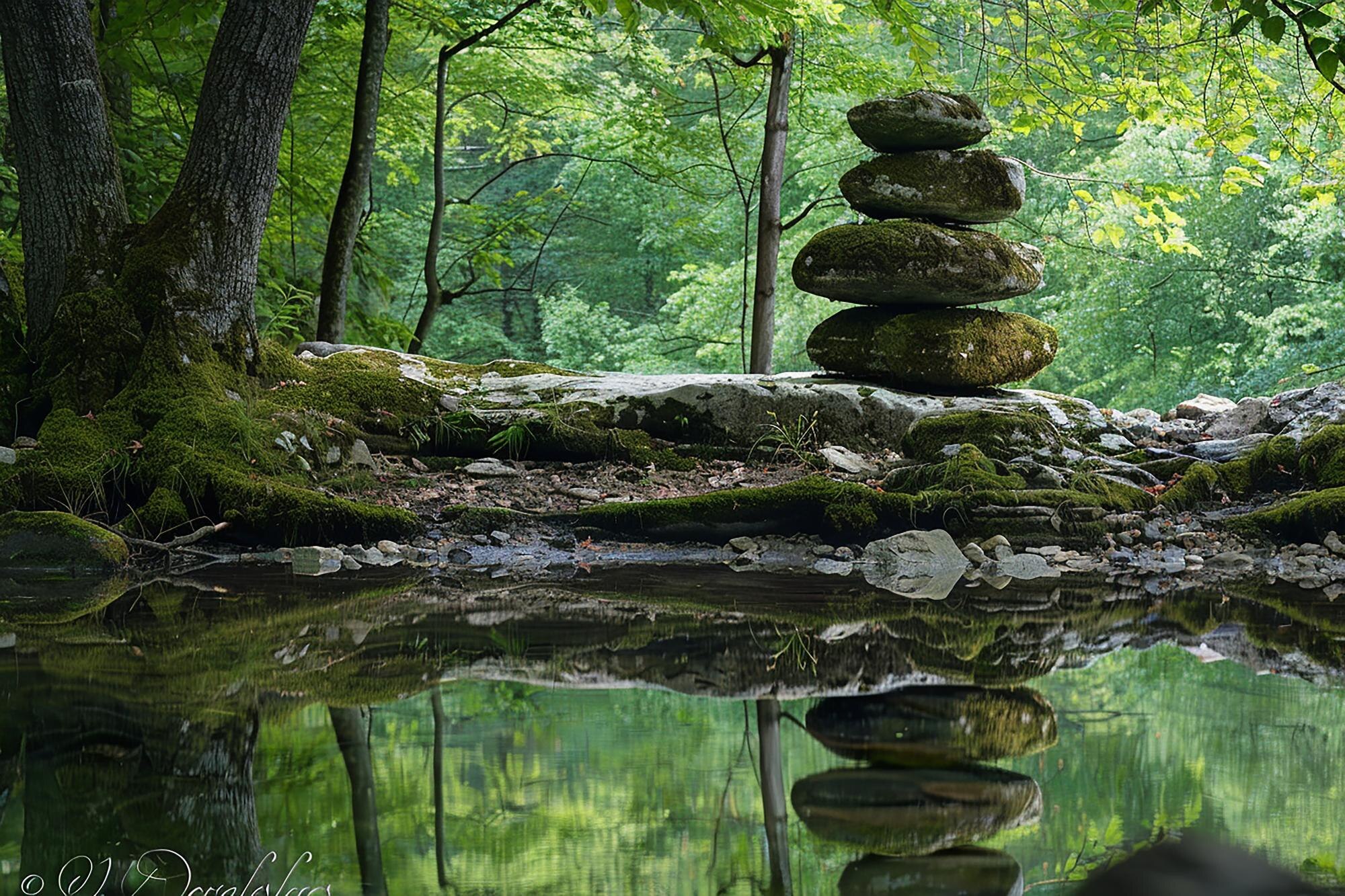 balance and harmony in nature tranquil reflection f91eea1b0dbccec5a2af