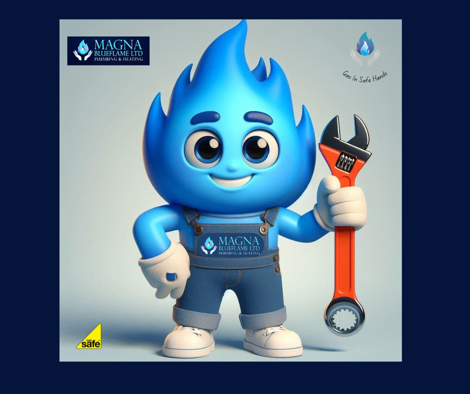 Magna Blueflame's Mascot Blaze