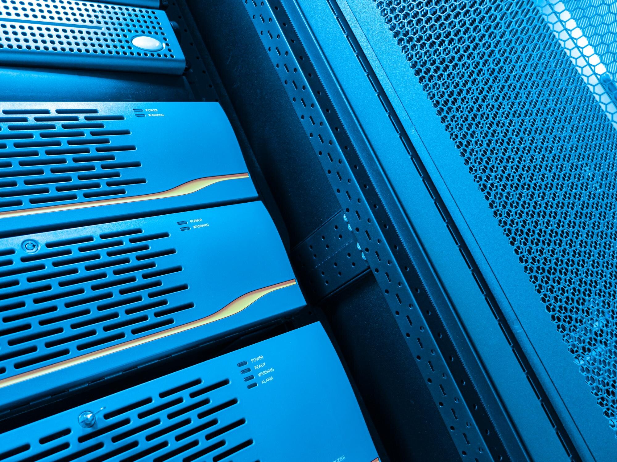 Choosing the Right Australian Web Hosting Service: Key Features to Consider 7 blue server rack in data center environment 067dff5bf46cc29c0001