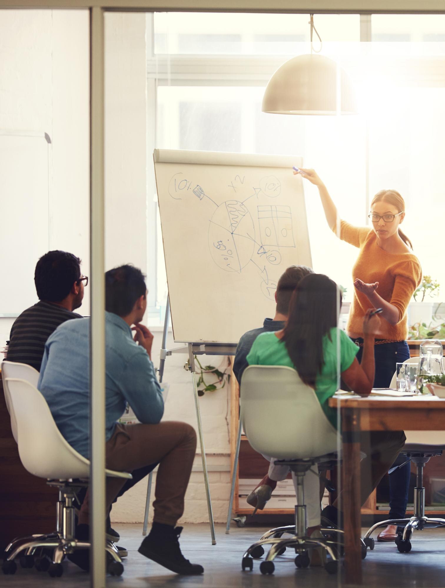 business people meeting and whiteboard in office f 1408b5f5c71e8d0ab48c