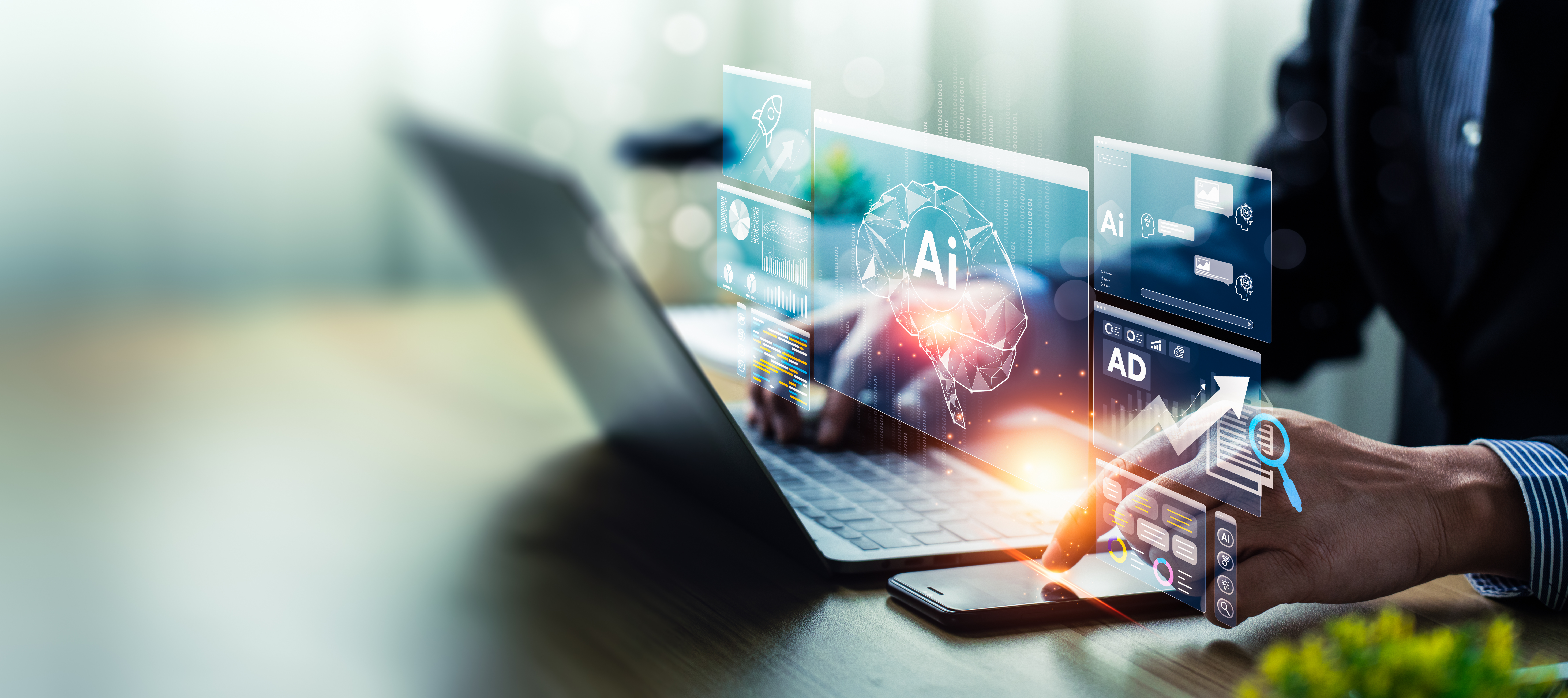 business professional analyzing ai generated data bd405dafb5581a336ef1