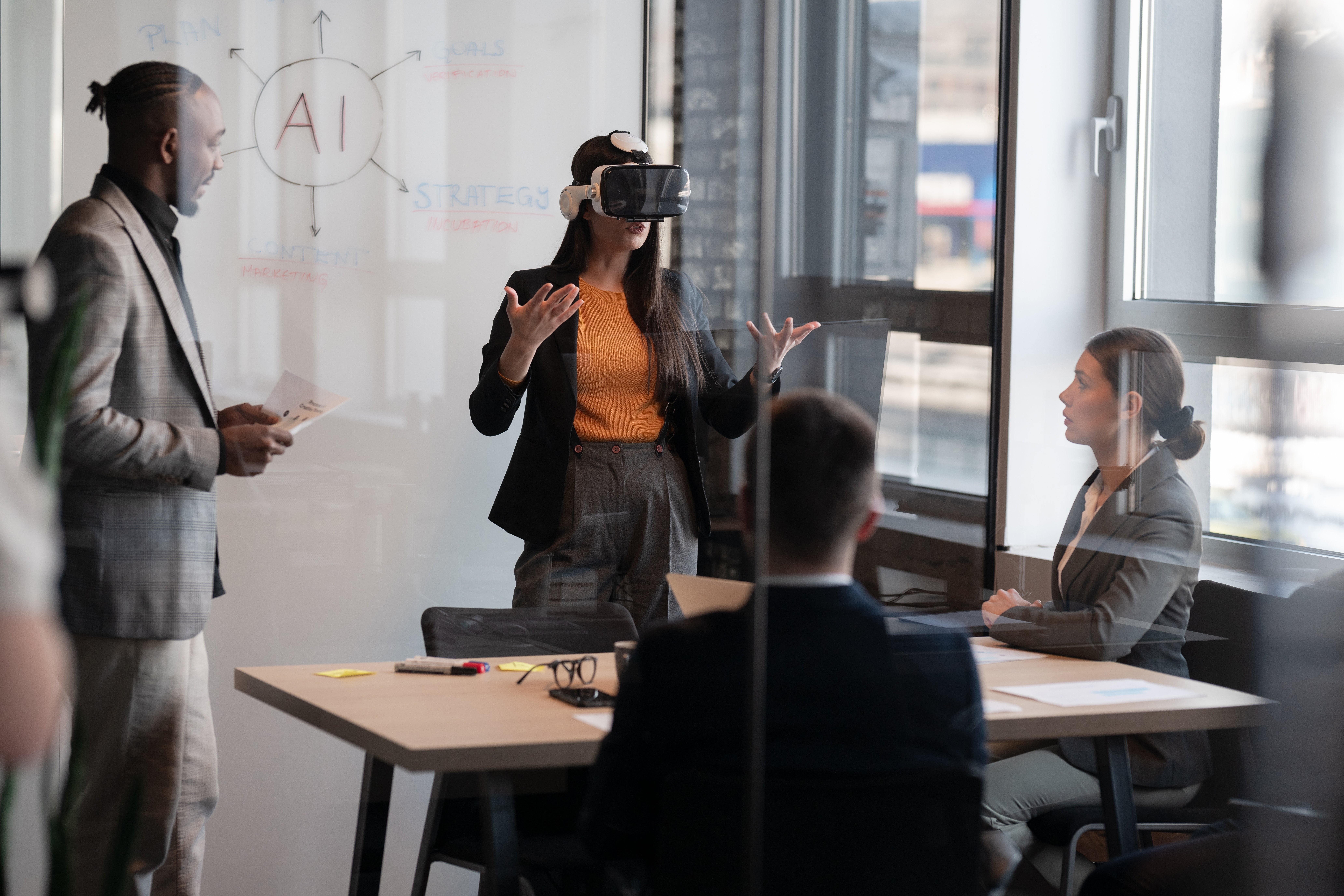 business professionals in a modern office discussi 84468f3a8b482155df25