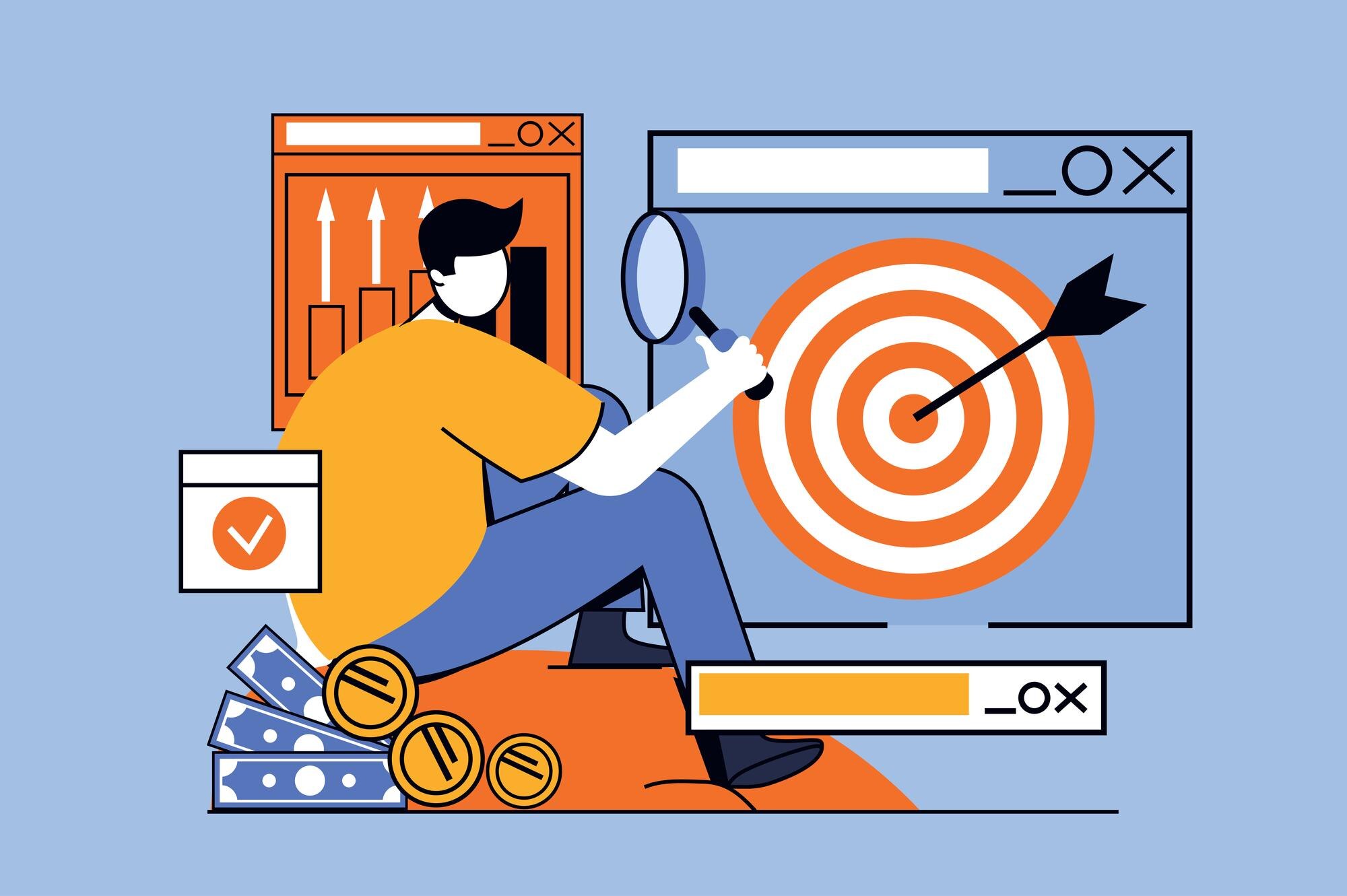 business_target_concept_with_people_scene_in_flat-15cefecd1a4f24fb8b06