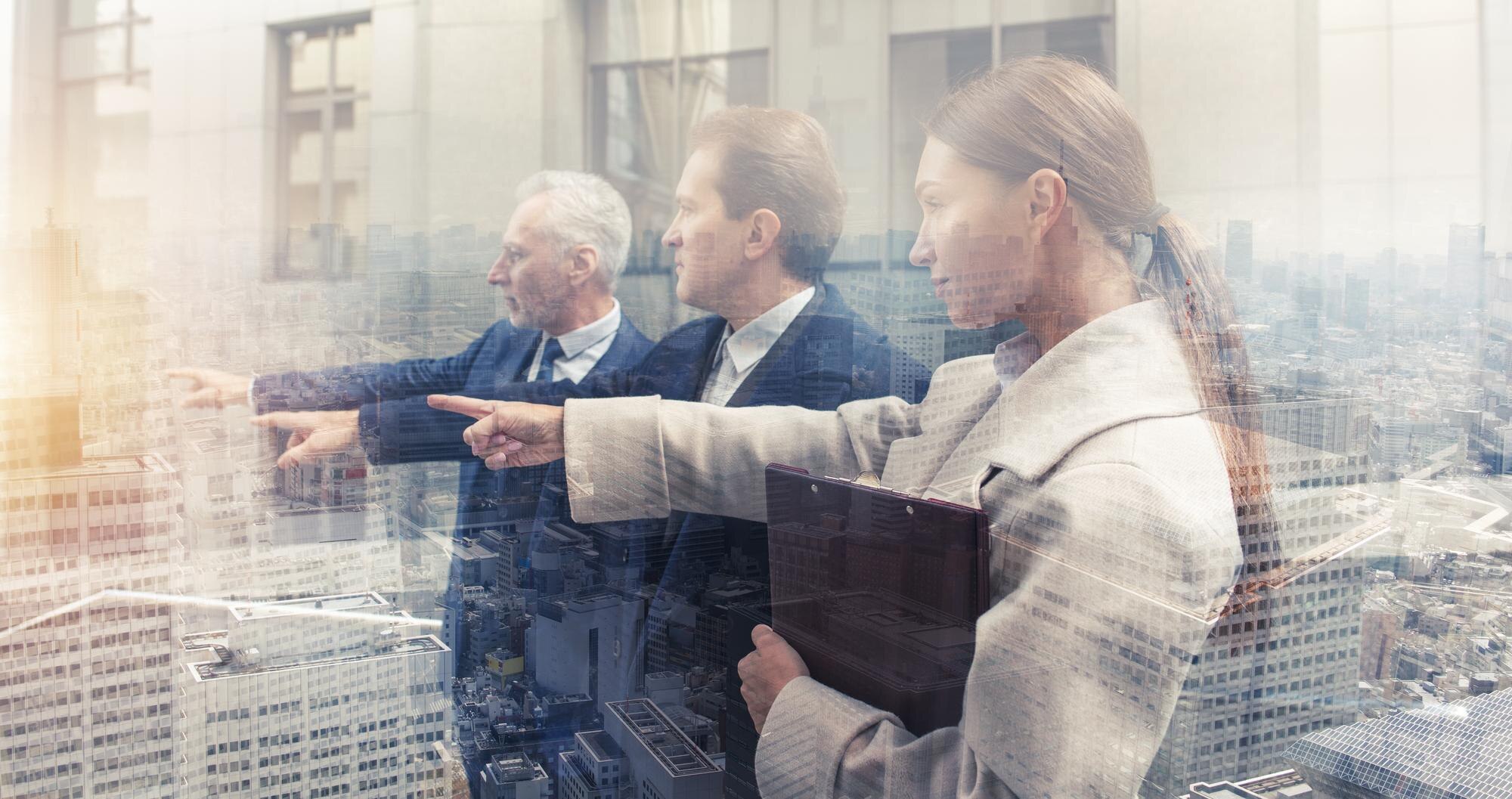 business team point far concept of future success 85e290bb412cbaee928f