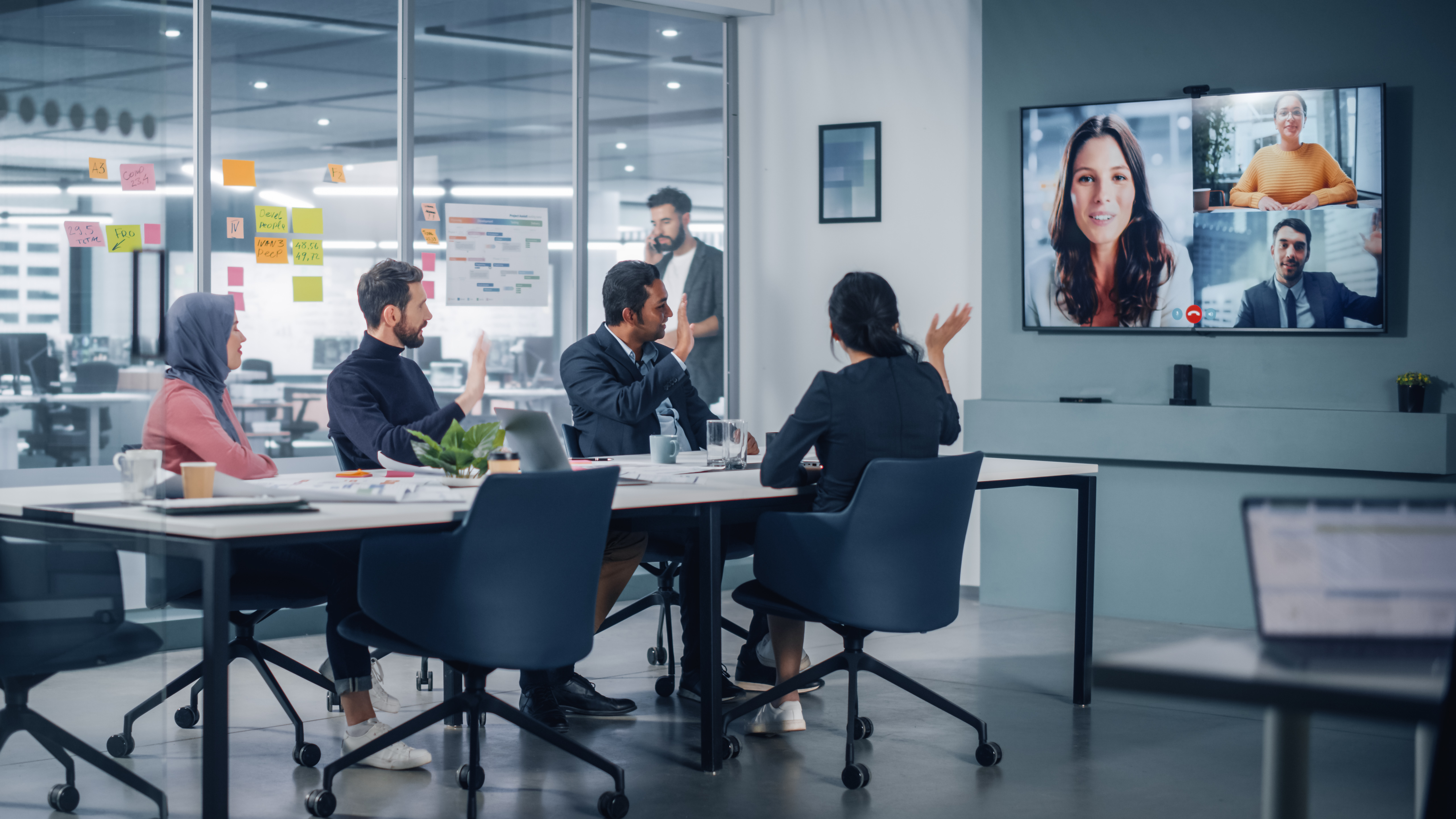 Corporate video conference