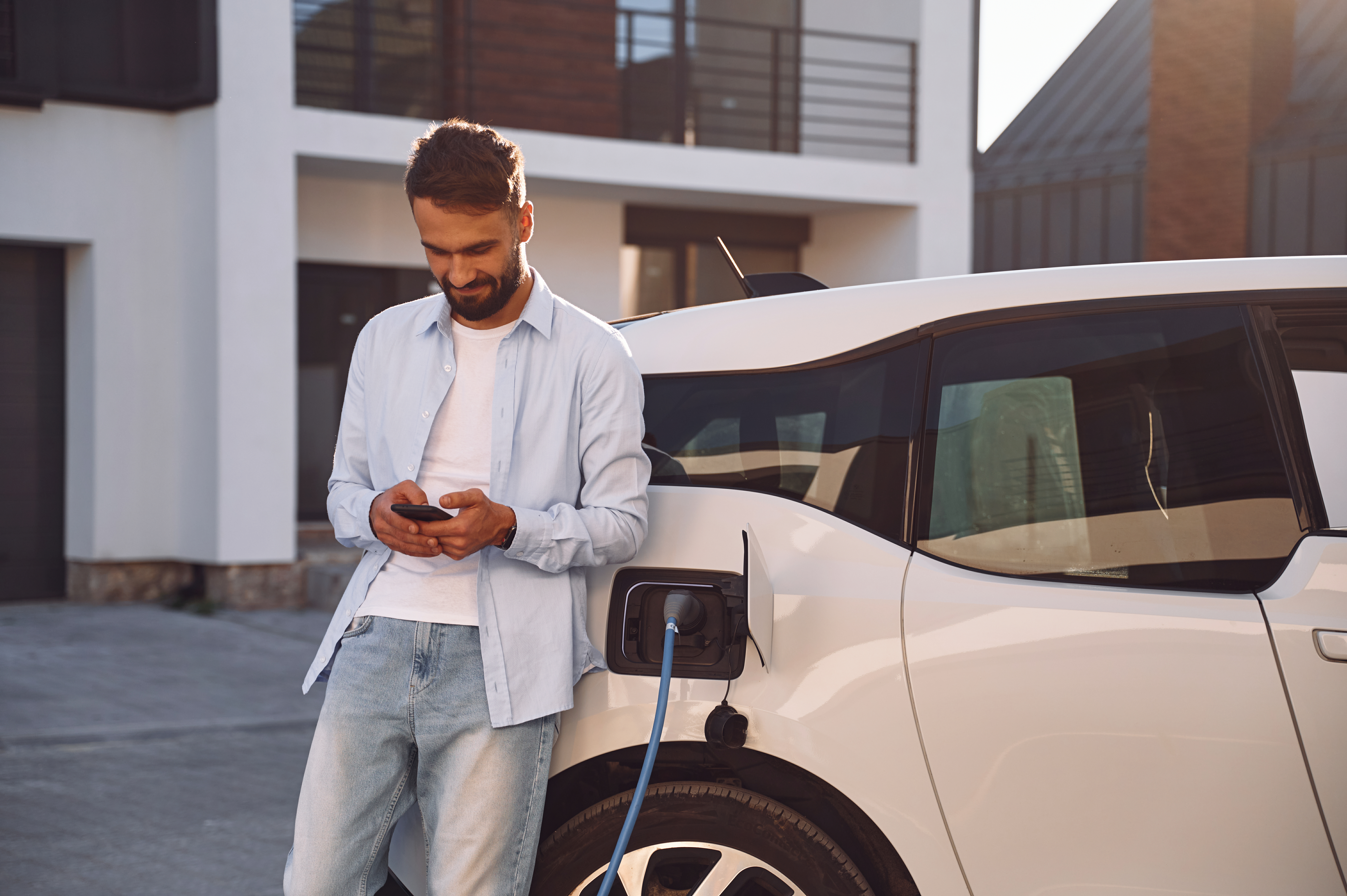 Home EV charging setup