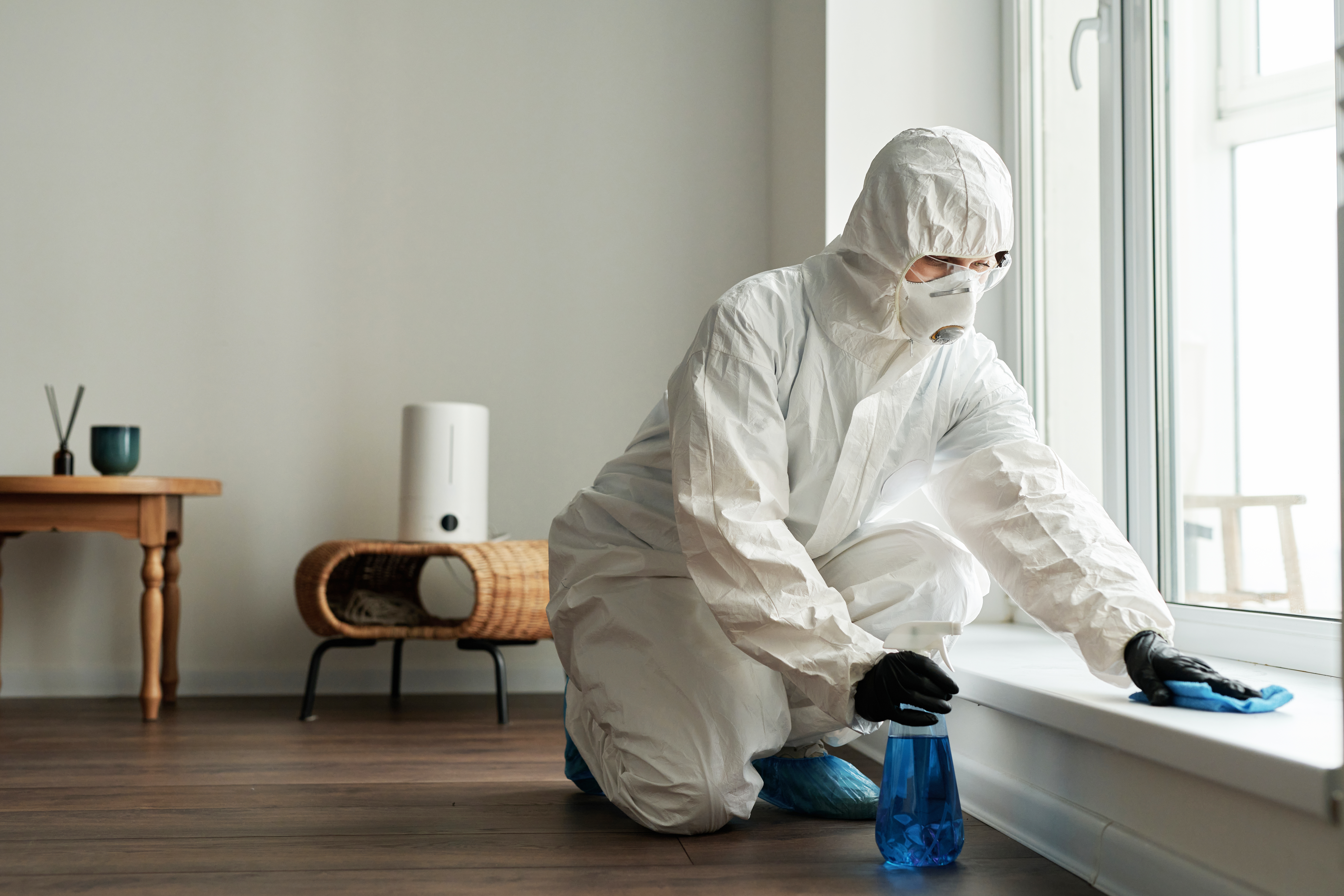 cleaning worker in protective suit doing housework 06ea4276bc7eb227ec40