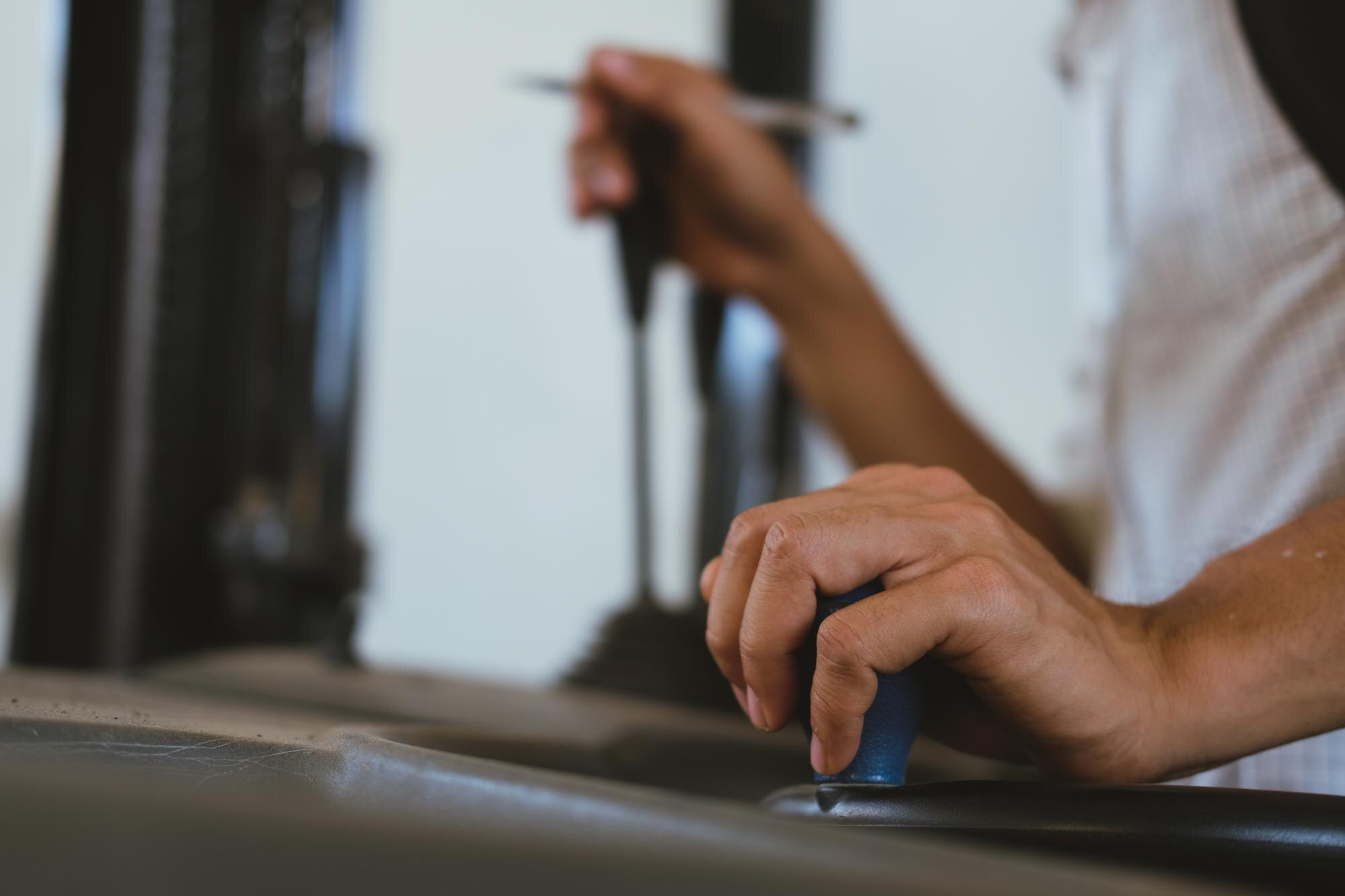 Precision cutting in construction and manufacturing: stay on‑spec, on‑time, and on‑budget 1 close up of man driving forklift b08d31c89899909a5782