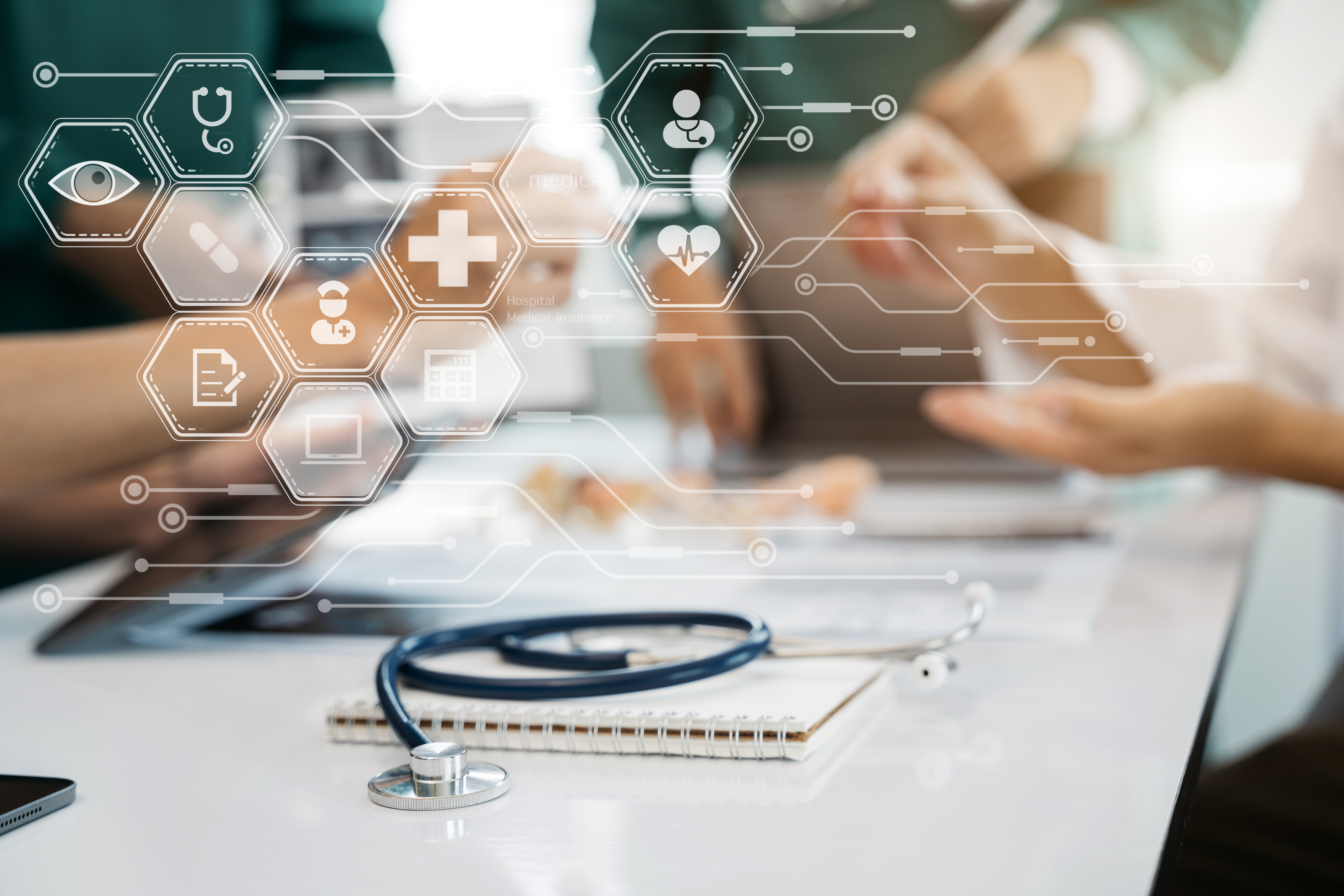 close up of a stethoscope and digital tablet with 869a2127798d5c532b22 - MedWell Digital Marketing Agency