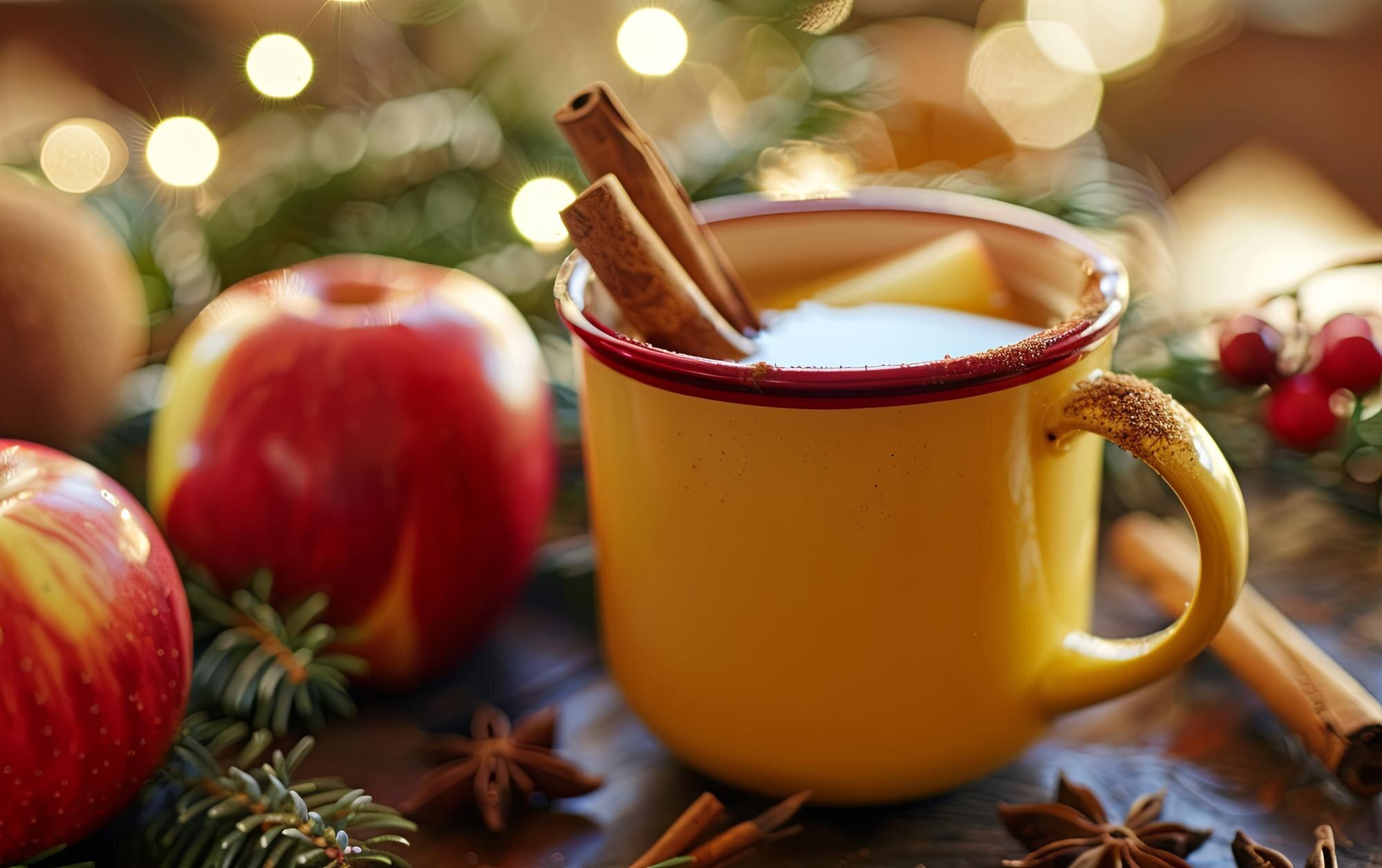 hot apple cinnamon drink