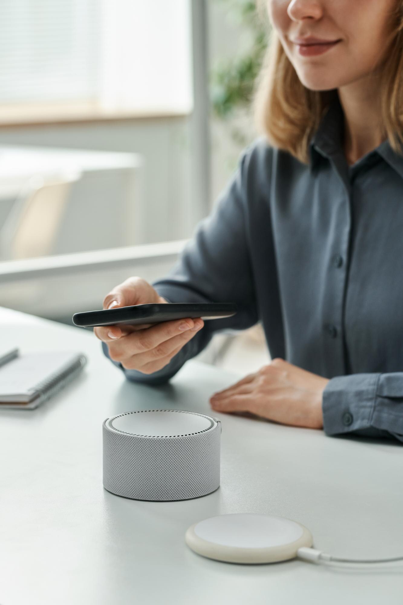 closeup of young woman connecting smartphone with 0383b701024b645a3db3