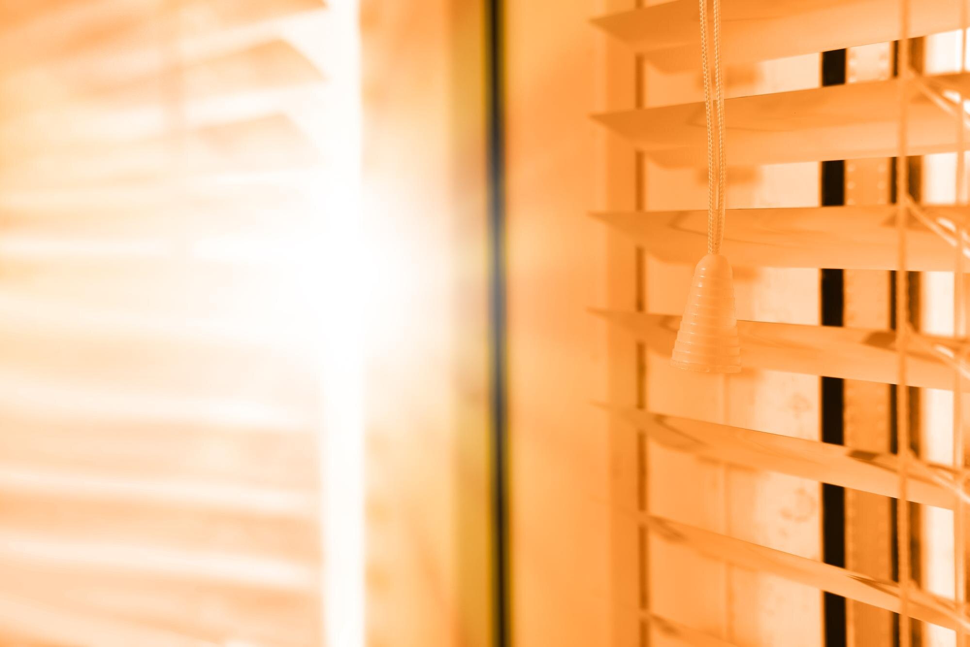 closeup view of stylish horizontal window blinds 53d27869ee33279a94f9