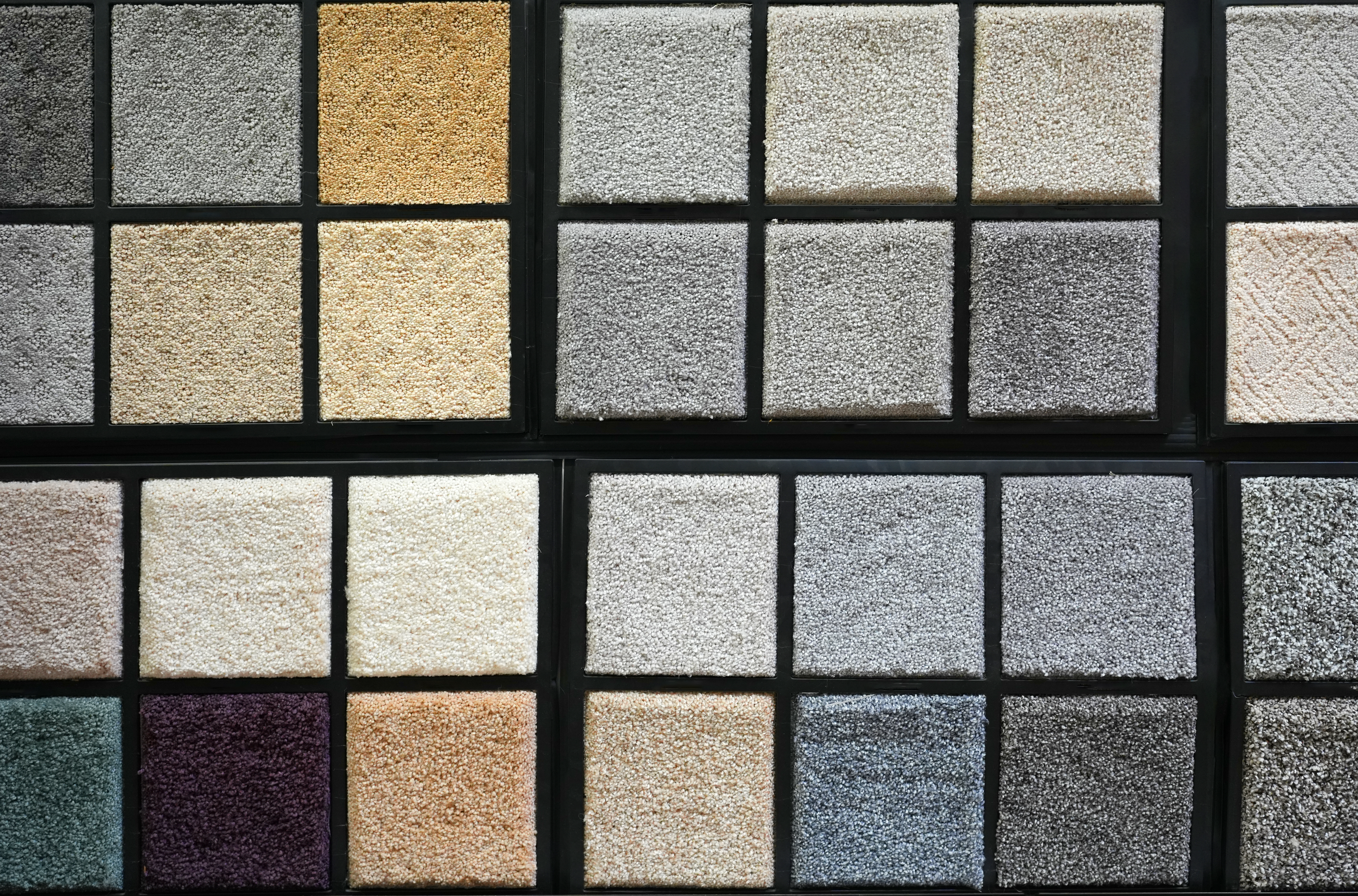 colorful carpet samples in the store 2babdc45f813ac039860