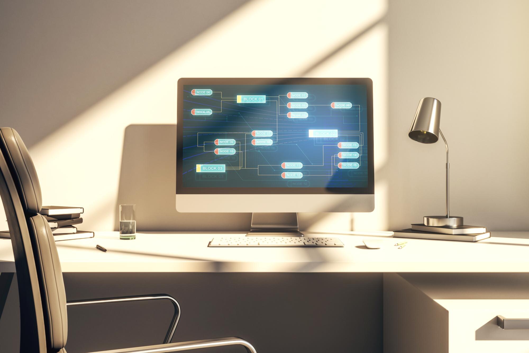 computer monitor with abstract creative programmin 856da0dd3c7421d89db6