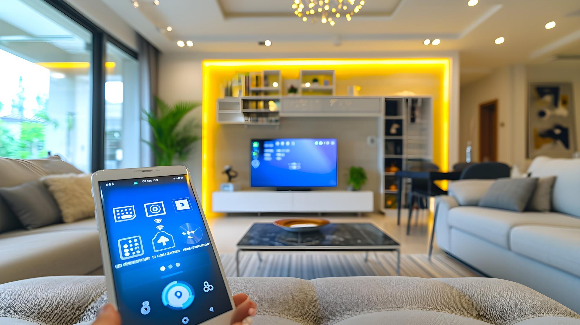 concept of modern futuristic home networked and in 9ae4e2847908198be389