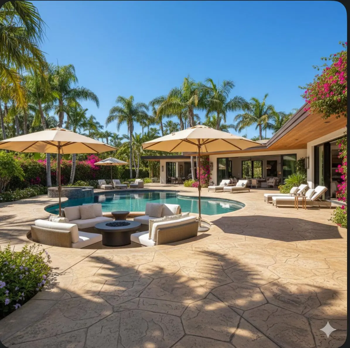 Custom patio concrete installation as smart investment for San Diego homes