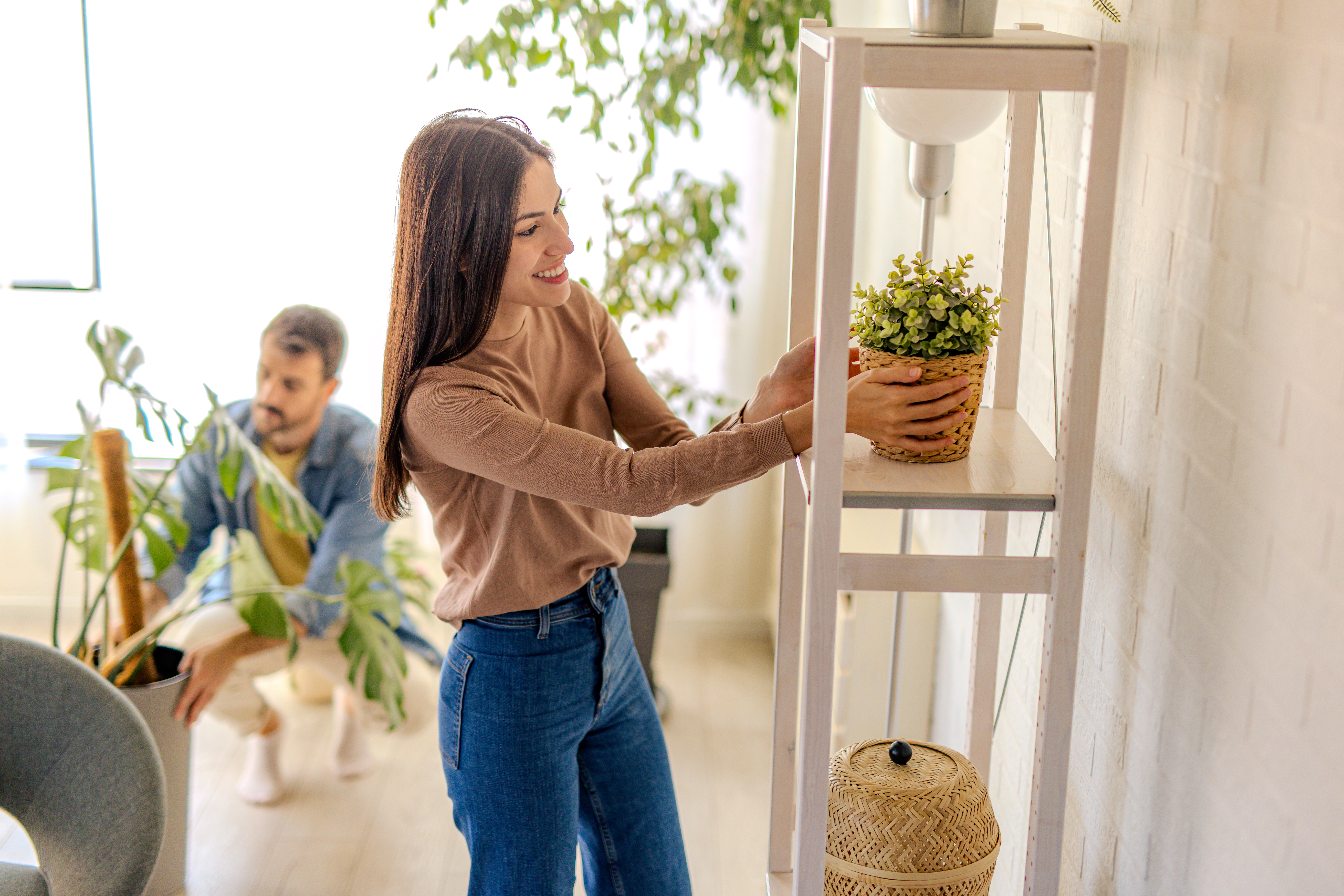Sprout Your Creativity: Joyful Gardening Ideas for Every Home Couple Taking Care Of Houseplants Decorating And Ee04ba1b566979f0de82