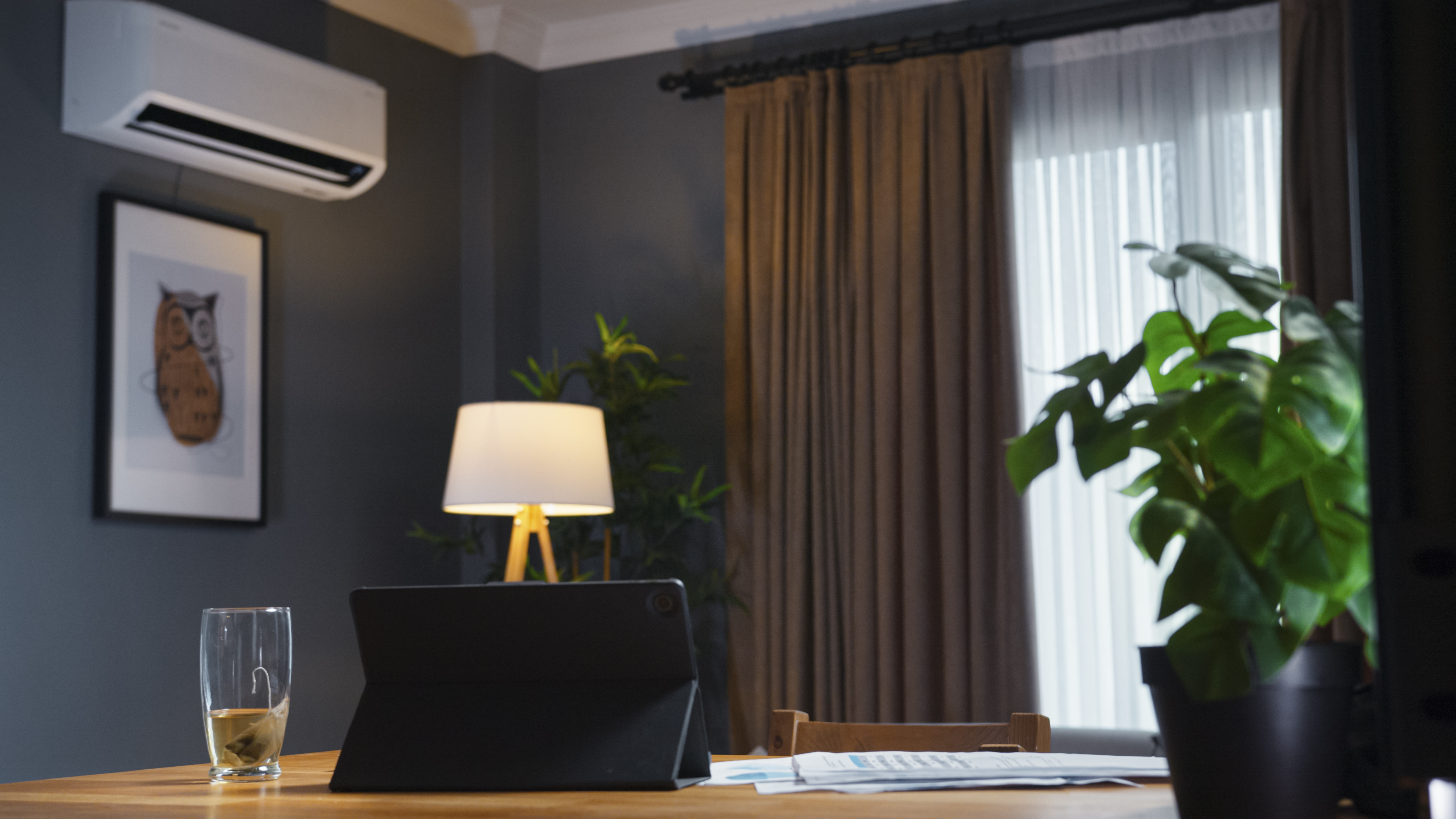 Modern home office setup