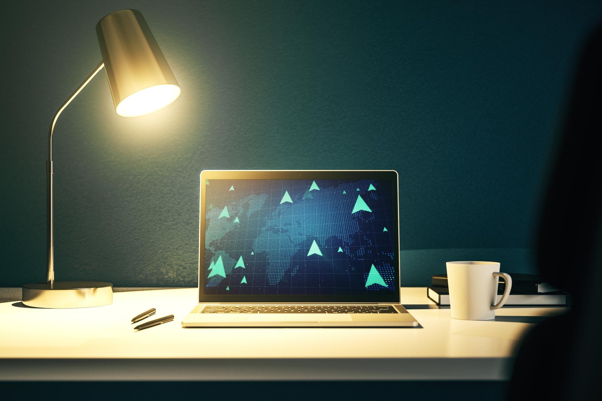 creative abstract geolocations map sketch on moder f2cd1c632fc26d451e9b