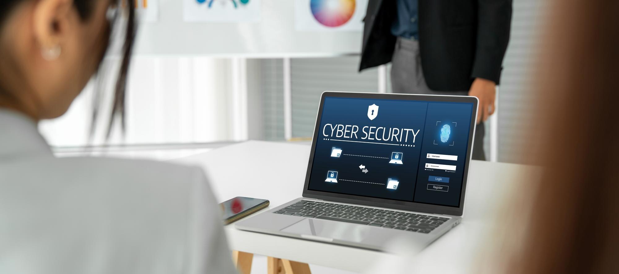 cyber security system on computer screen protect p a75dc938fbaf7b5713d3