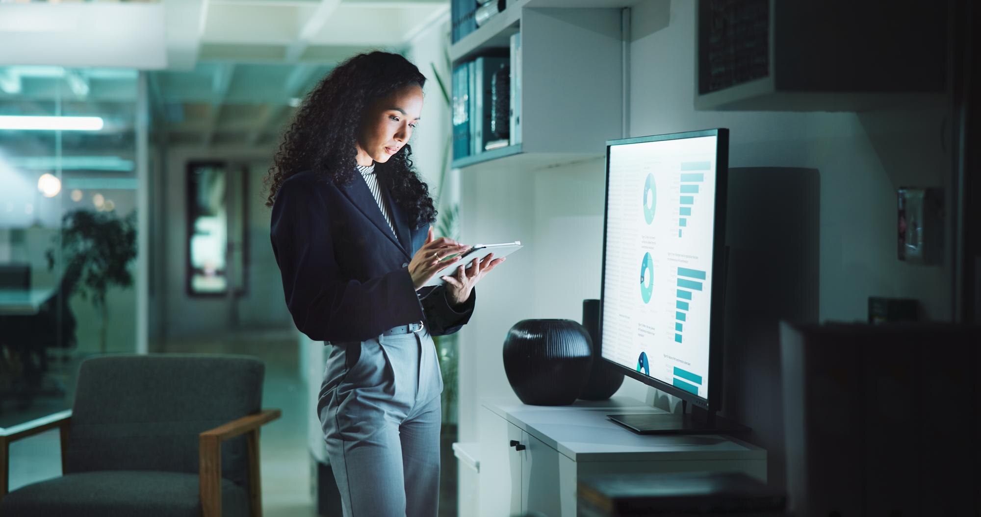 data analysis tablet and research with business wo ce5a8dbe0ec9c1d371fc