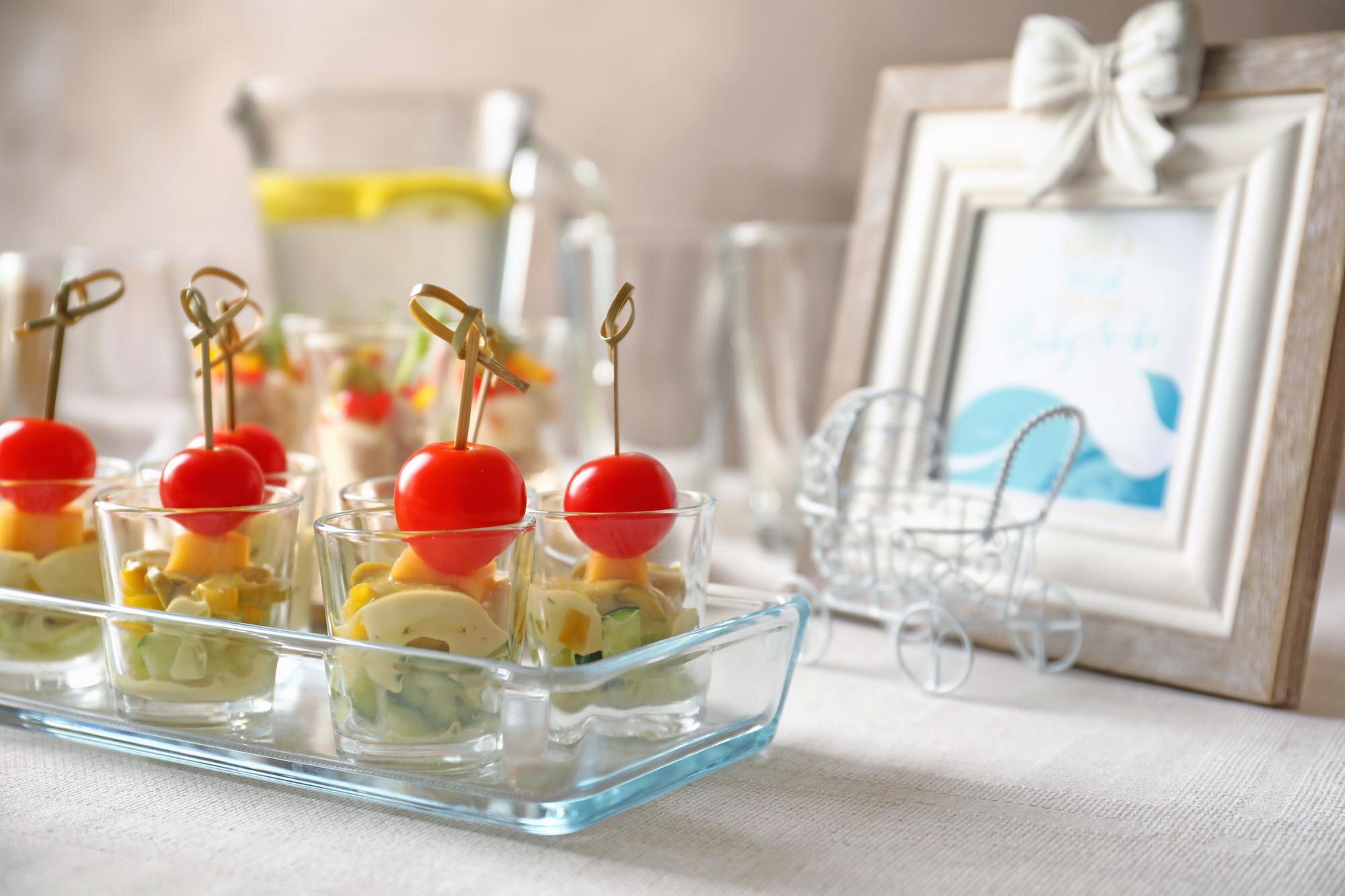 cups of fruit with cherry on top