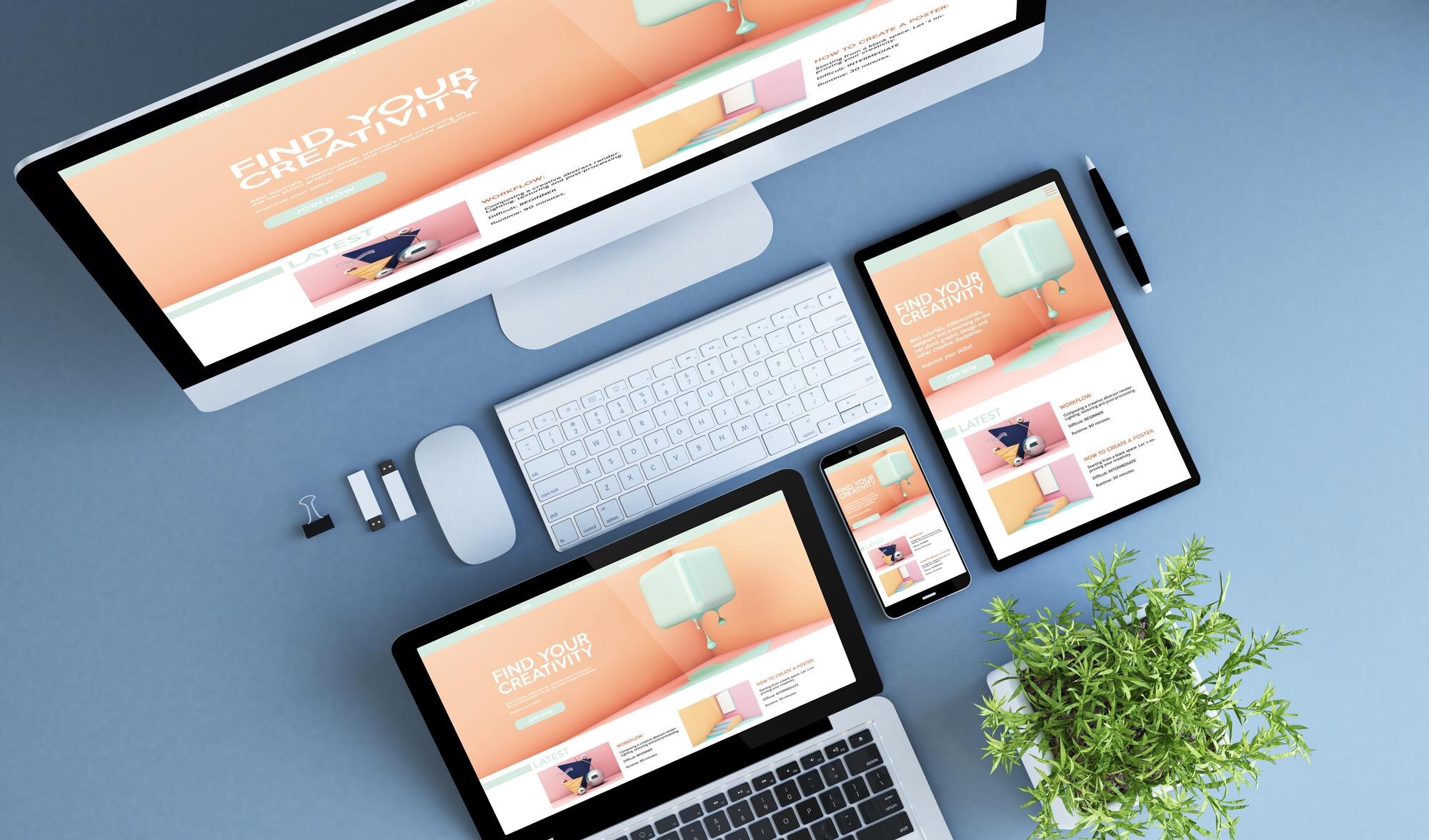 directly above shot of technologies on table c3d3cdedc42cbed7613f