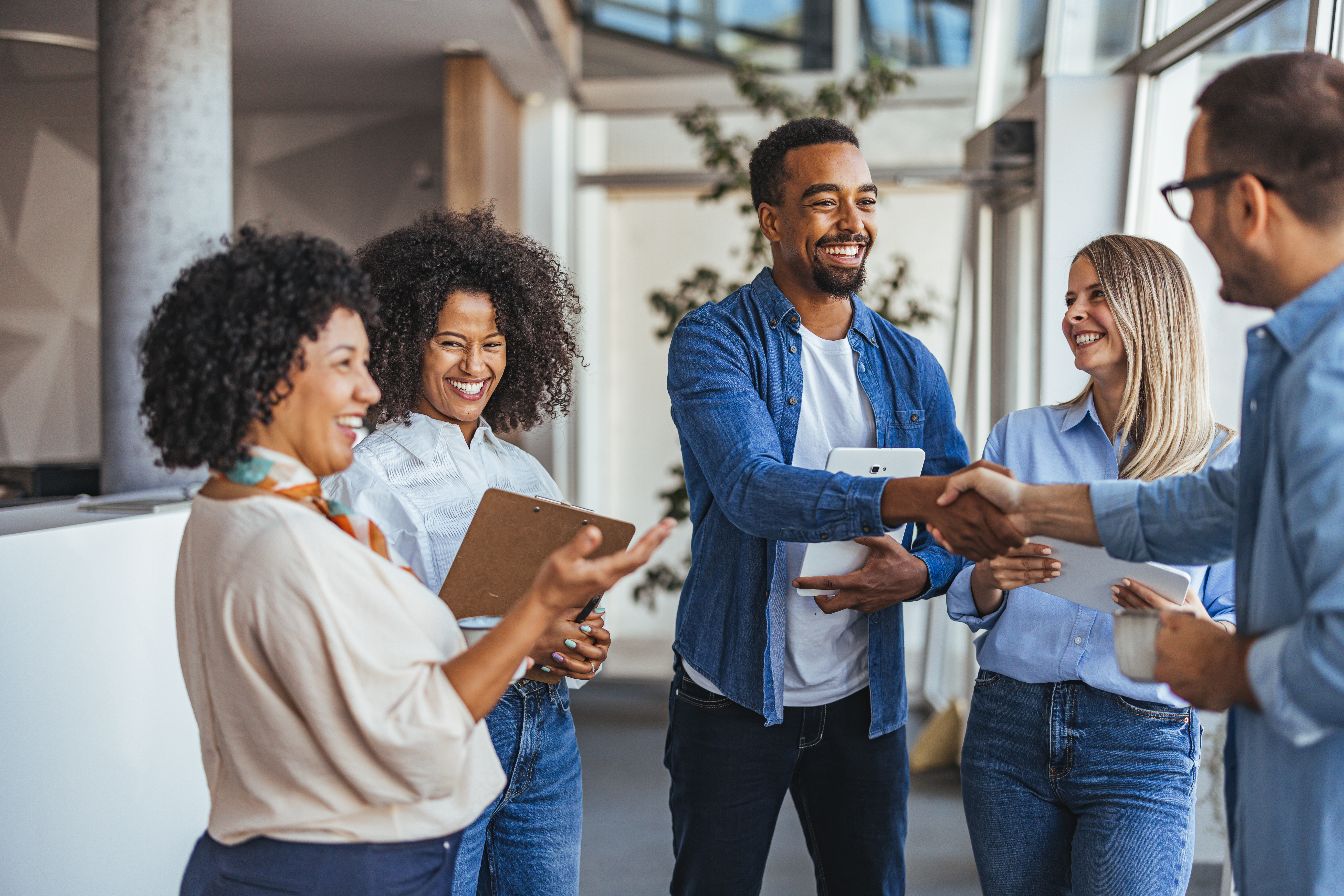 Harnessing the Power of Positive Demeanor: The Secret Ingredient for Conflict-Free Teams 5 diverse team meeting in modern office space cb1eb37c927f57da6bd6