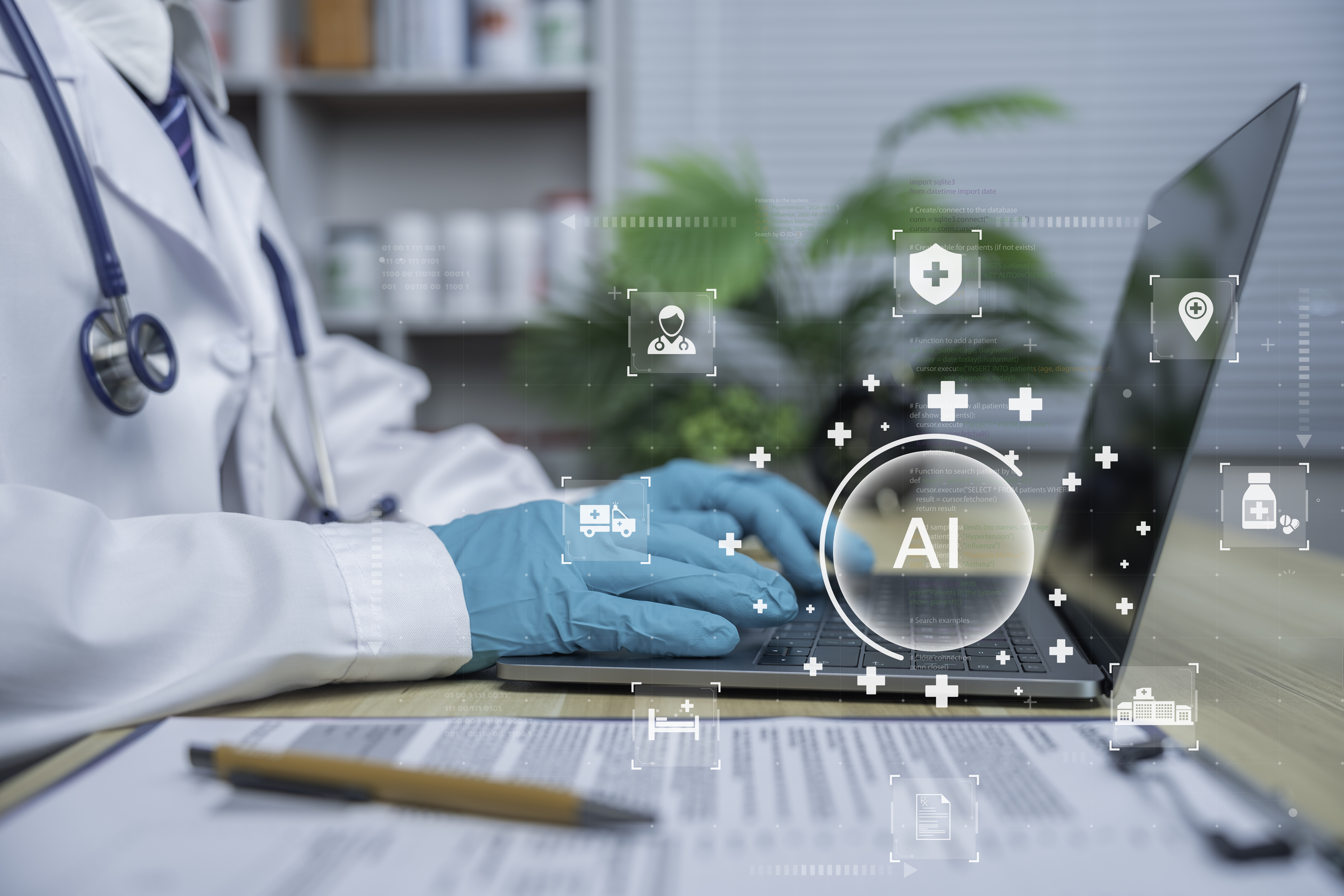 doctor using ai and digital health technology on l 266fcad2a88cabcc0e3a - MedWell Digital Marketing Agency