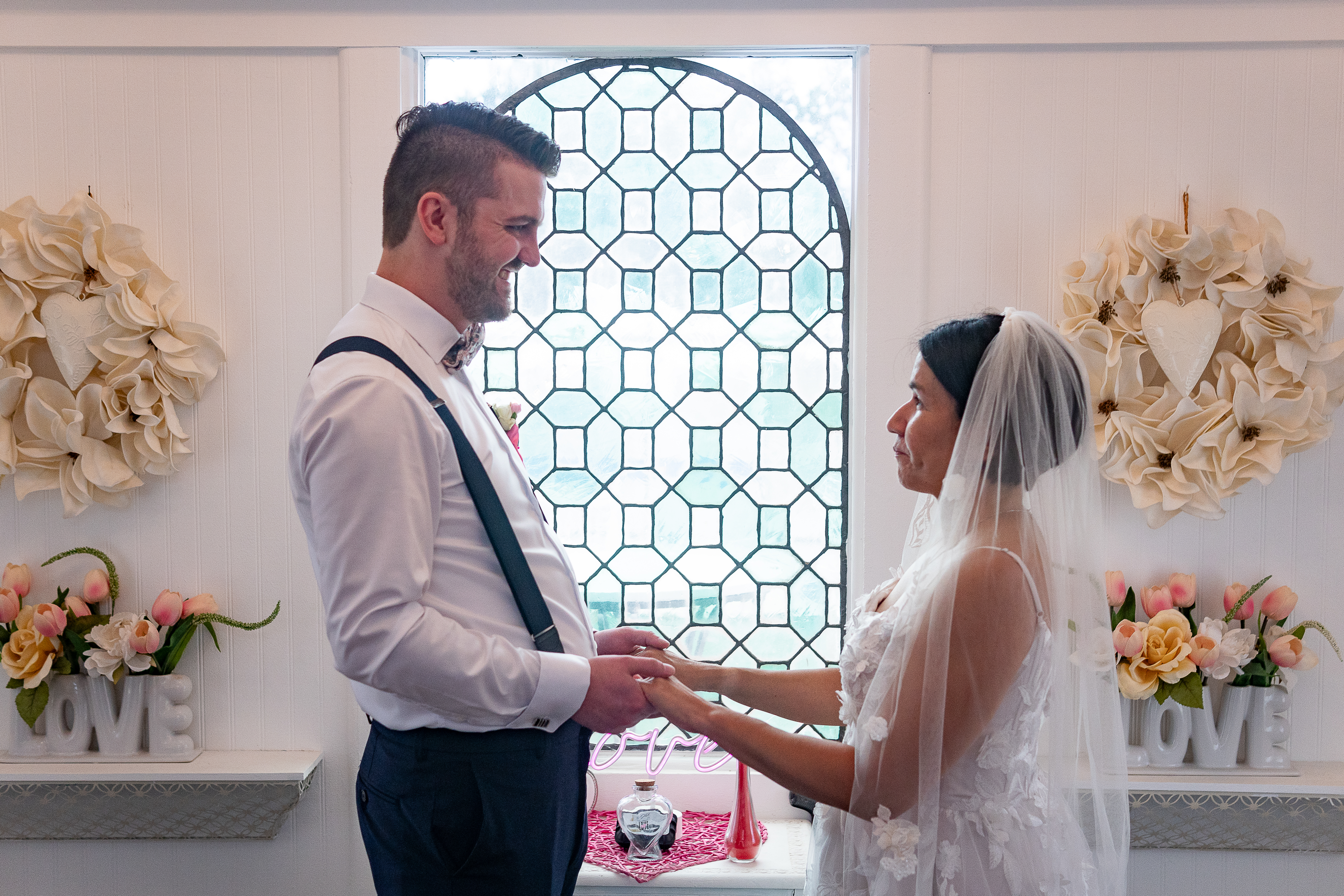 Chapel of Love ATX courtyard venue at Star Hill Ranch
