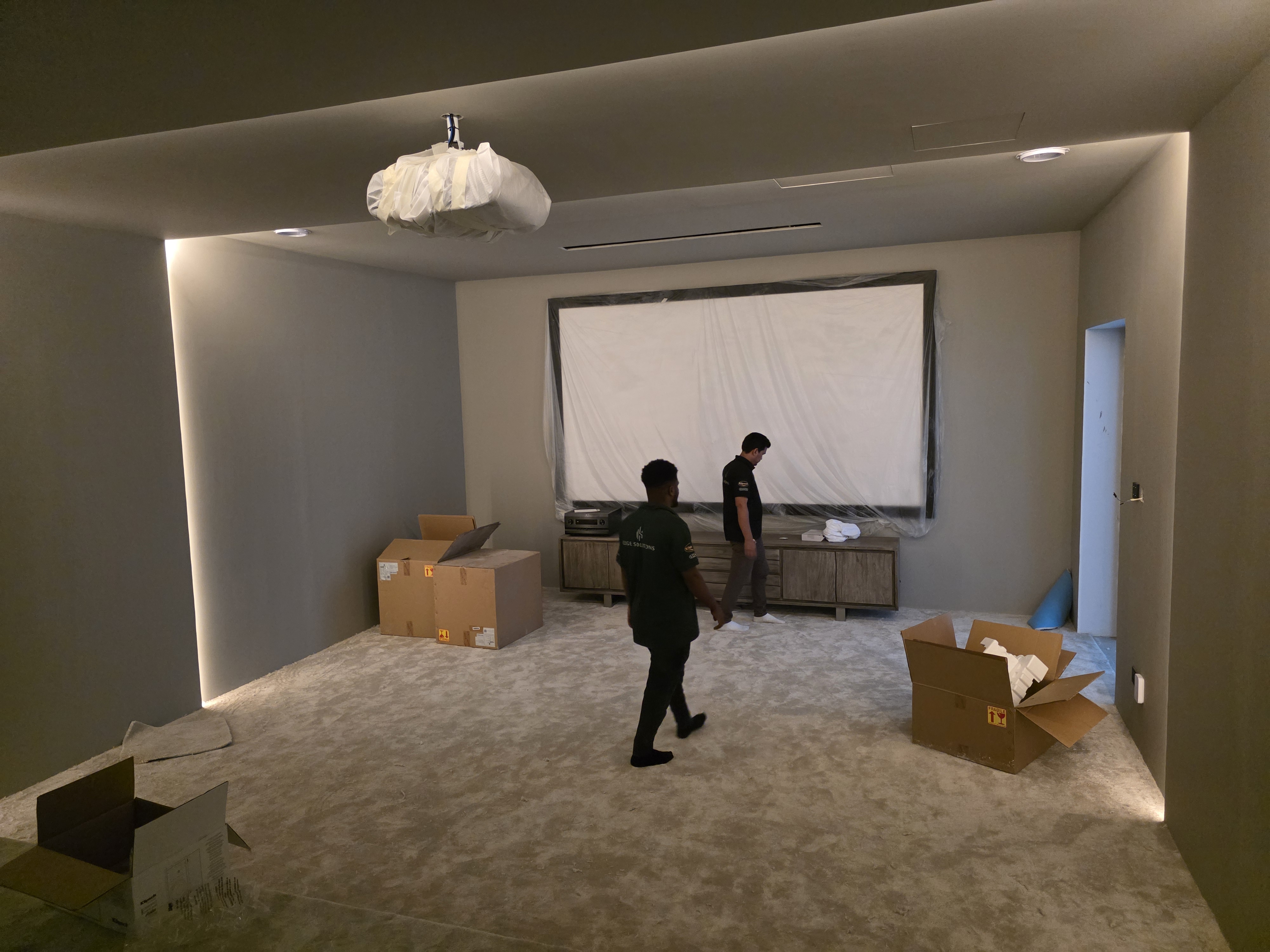 dubai hills villa cinema room screen wall prepared projector protected pre av installation jpg 058274b0f6aeb264462c